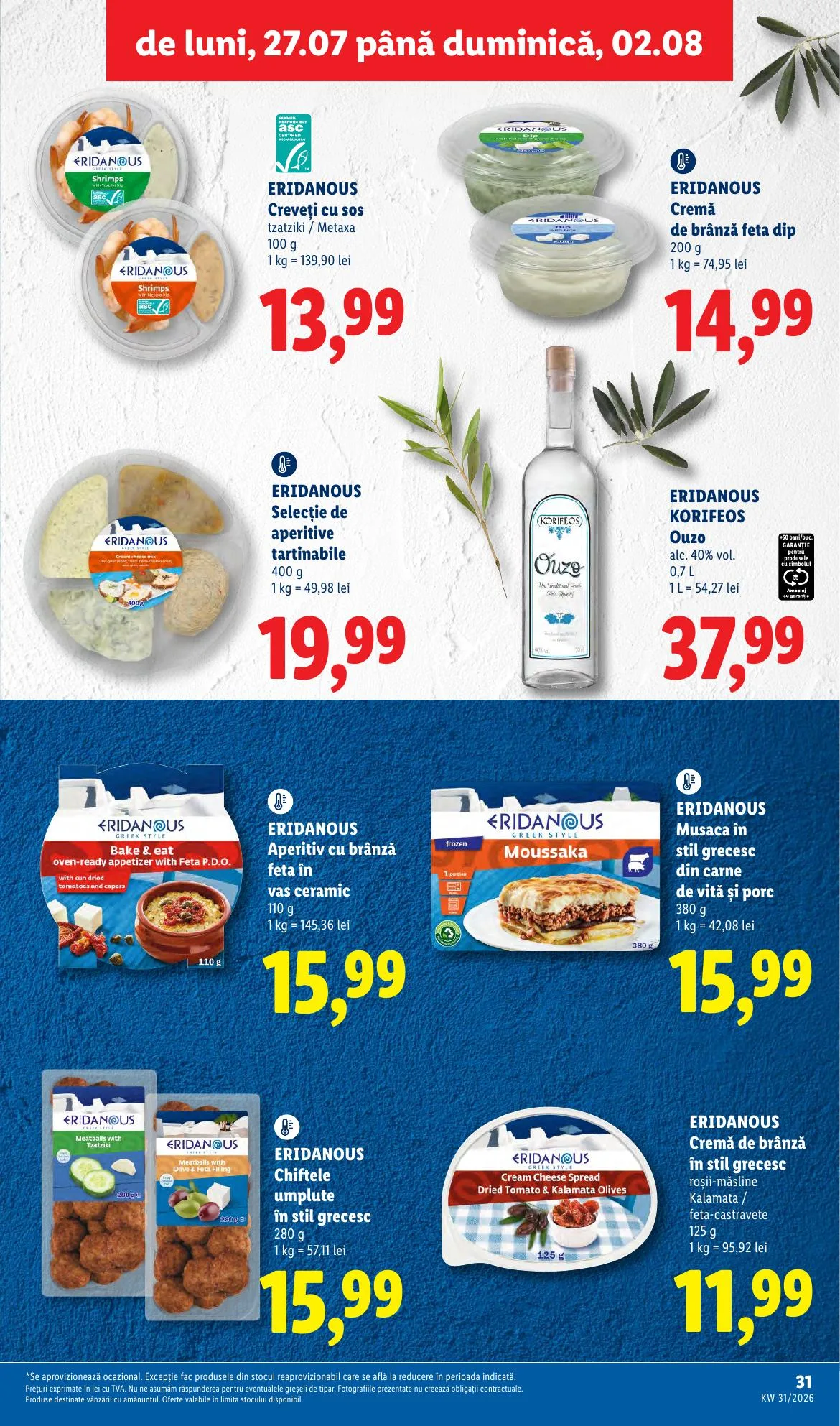 Lidl akciós újság Románia 07.27–08.02 – 31. oldal