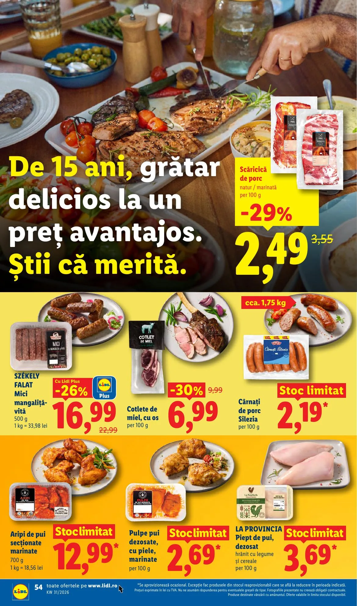 Lidl akciós újság Románia 07.27–08.02 – 54. oldal