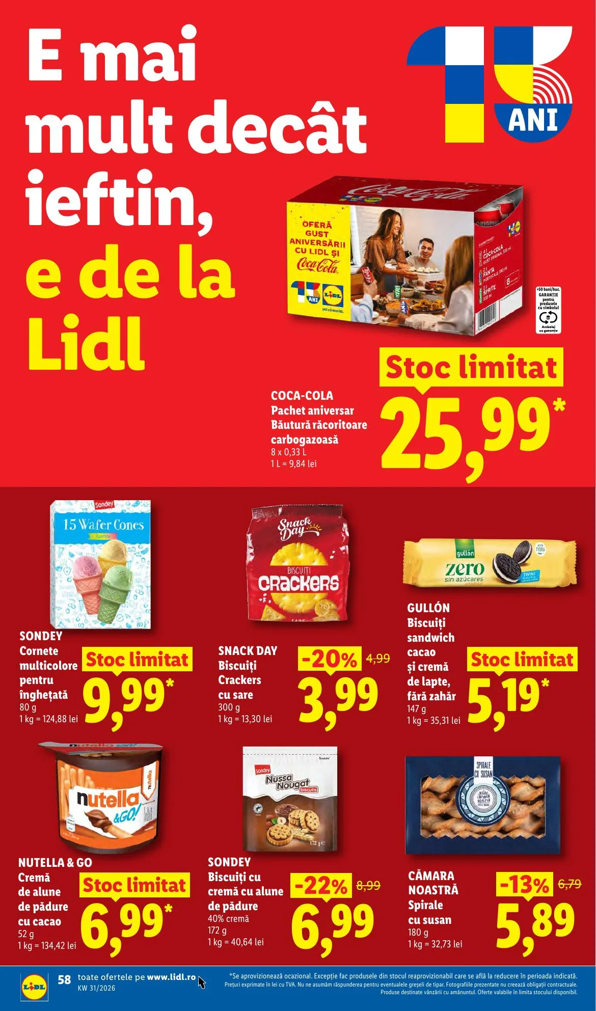 Lidl akciós újság Románia 07.27–08.02 – 58. oldal