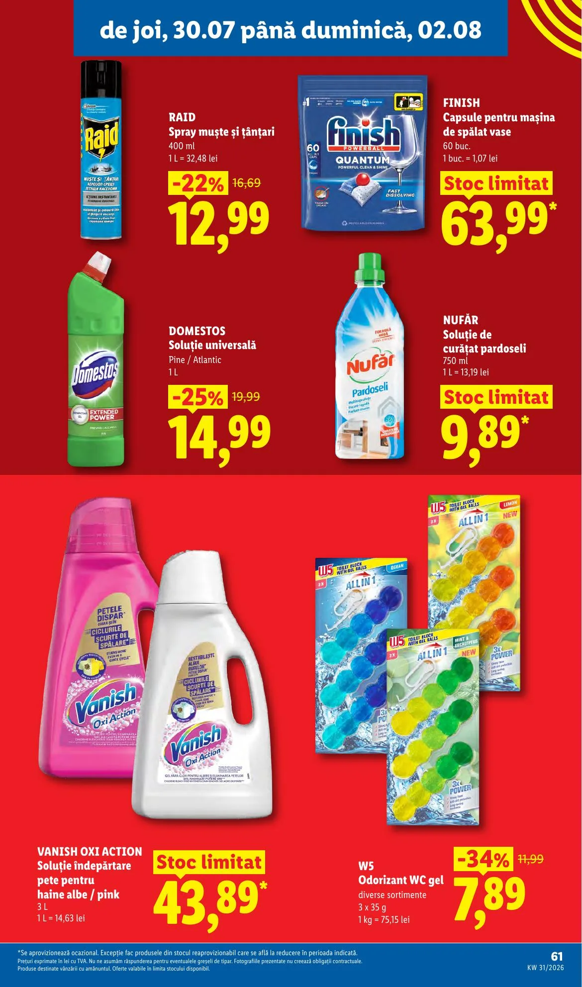 Lidl akciós újság Románia 07.27–08.02 – 61. oldal