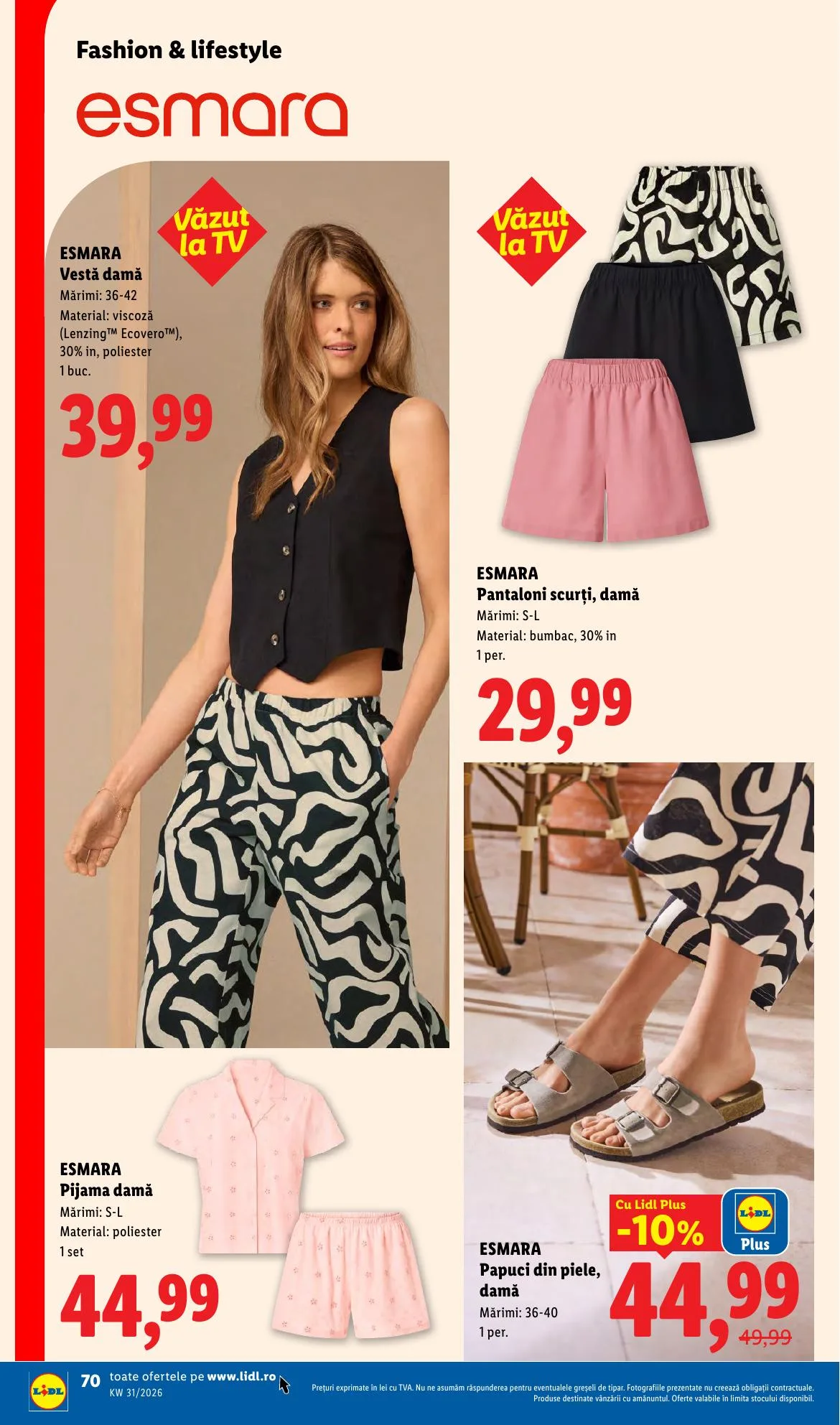 Lidl akciós újság Románia 07.27–08.02 – 70. oldal