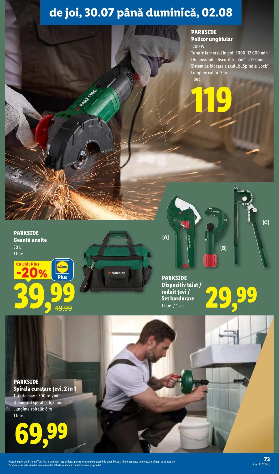 Lidl akciós újság Románia 07.27–08.02 – 73. oldal