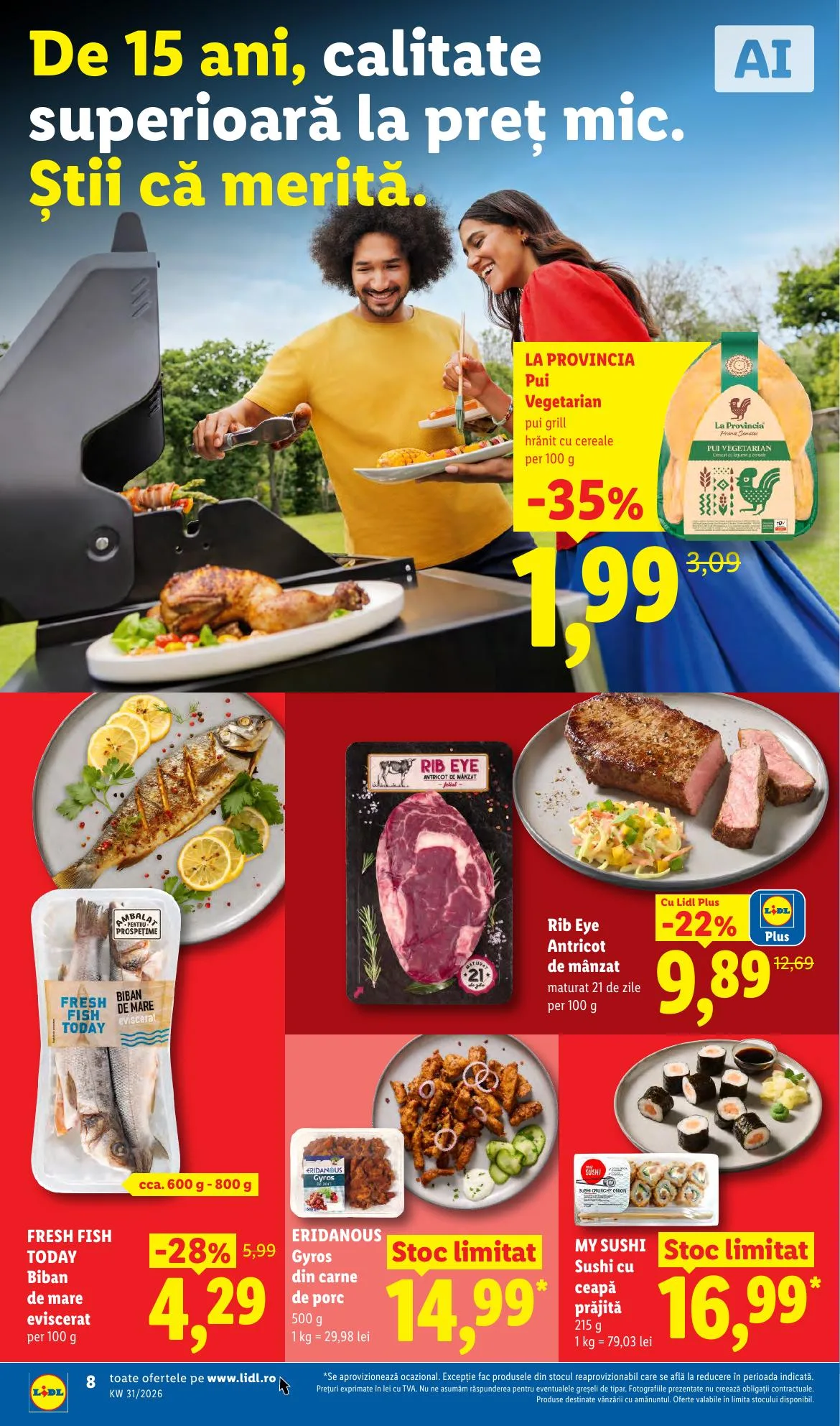 Lidl akciós újság Románia 07.27–08.02 – 8. oldal