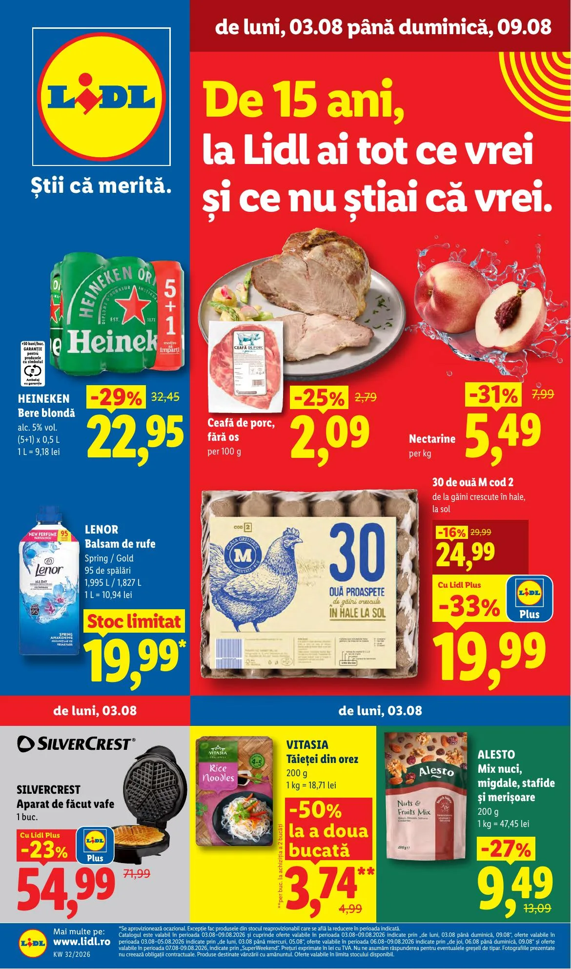 Lidl akciós újság Románia 08.03–08.09