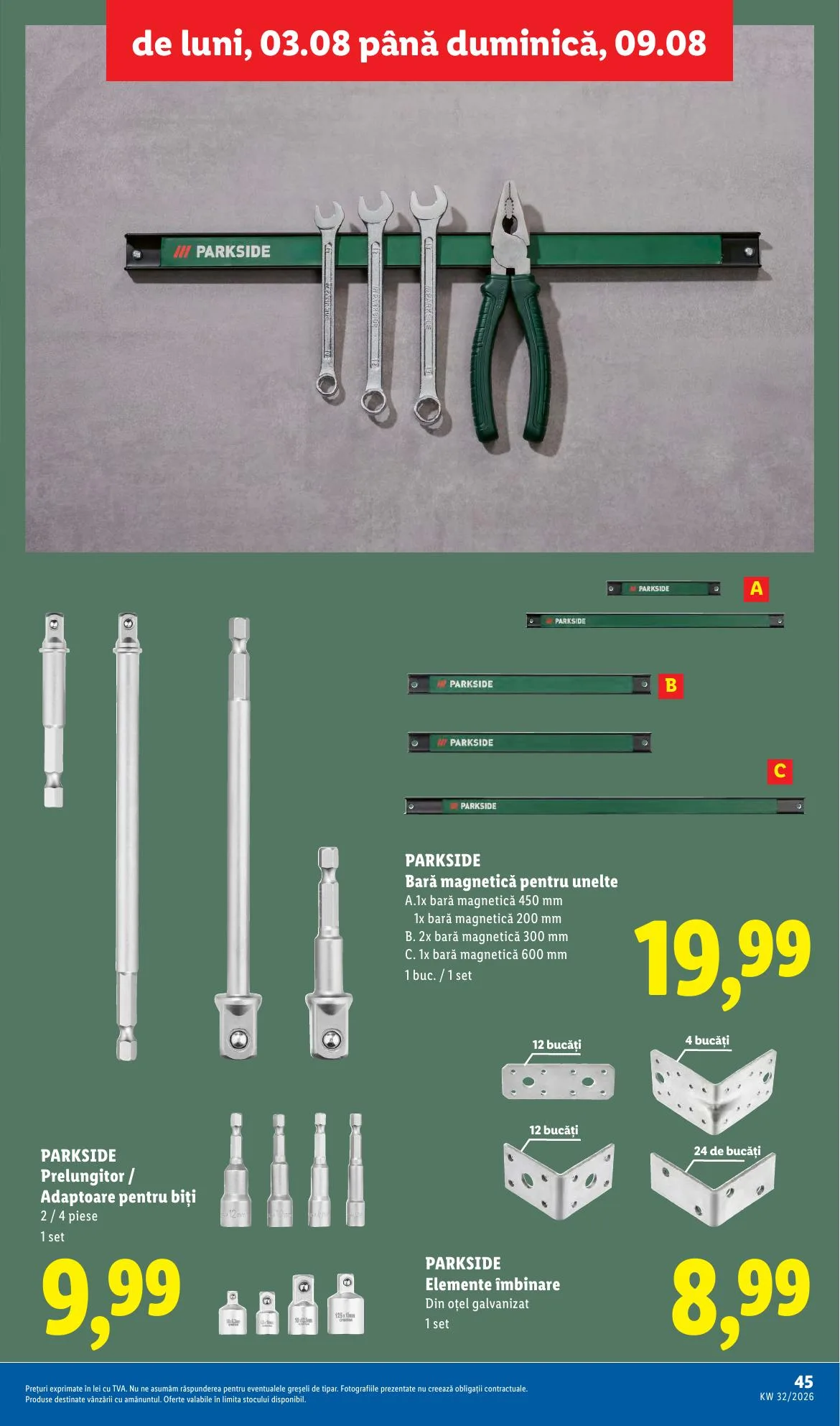 Lidl akciós újság Románia 08.03–08.09 – 45. oldal