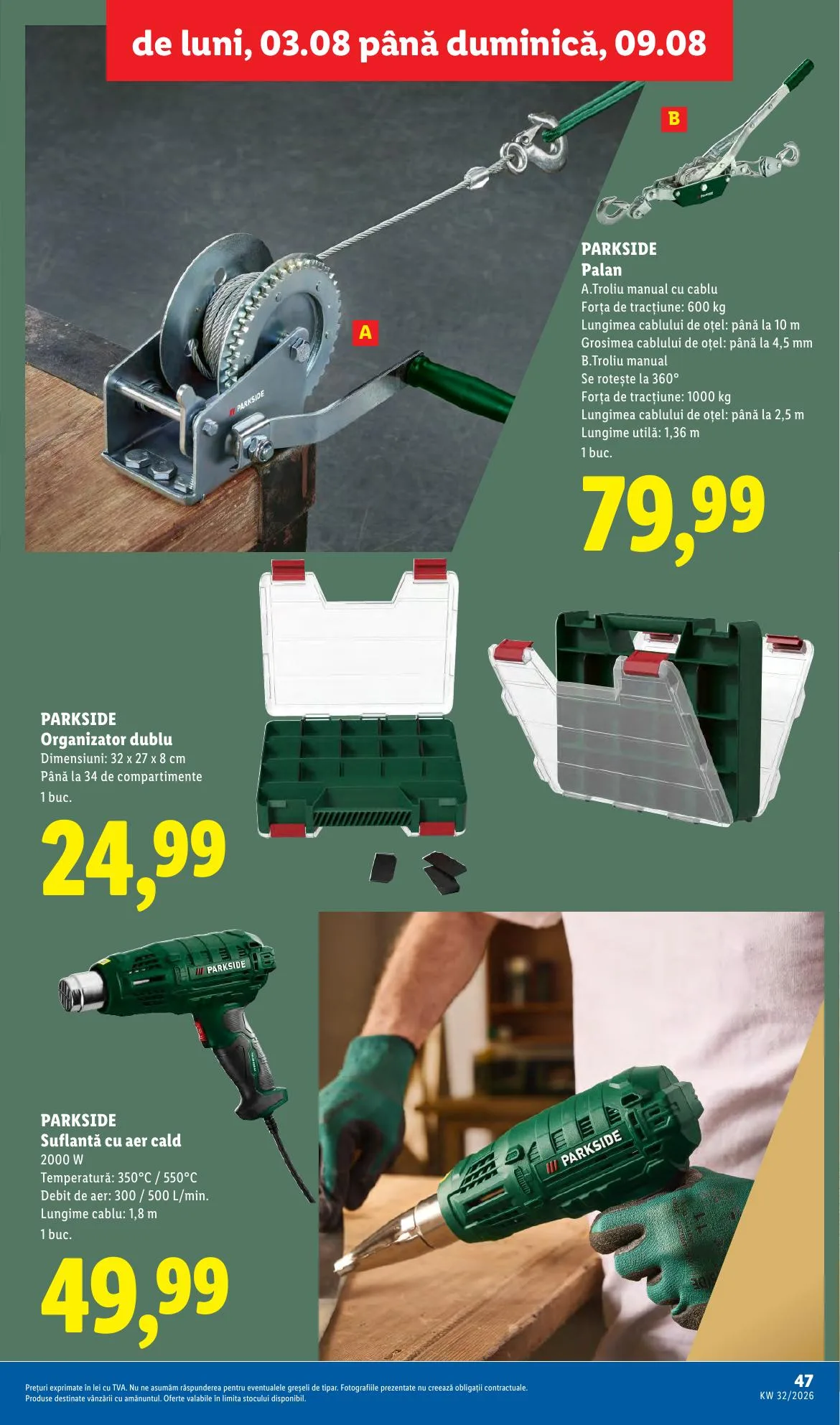Lidl akciós újság Románia 08.03–08.09 – 47. oldal