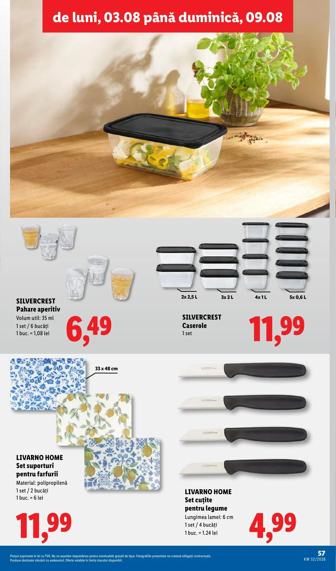 Lidl akciós újság Románia 08.03–08.09 – 57. oldal