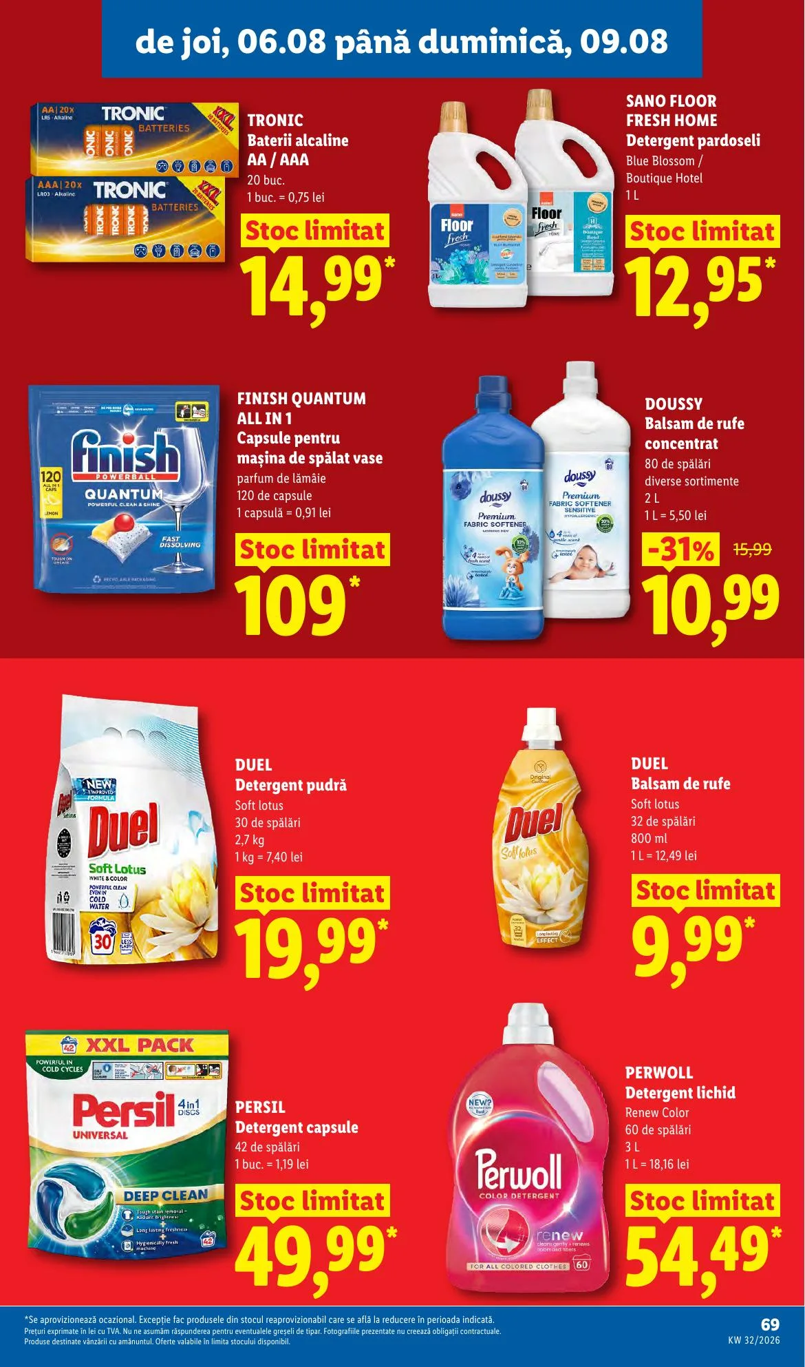 Lidl akciós újság Románia 08.03–08.09 – 69. oldal