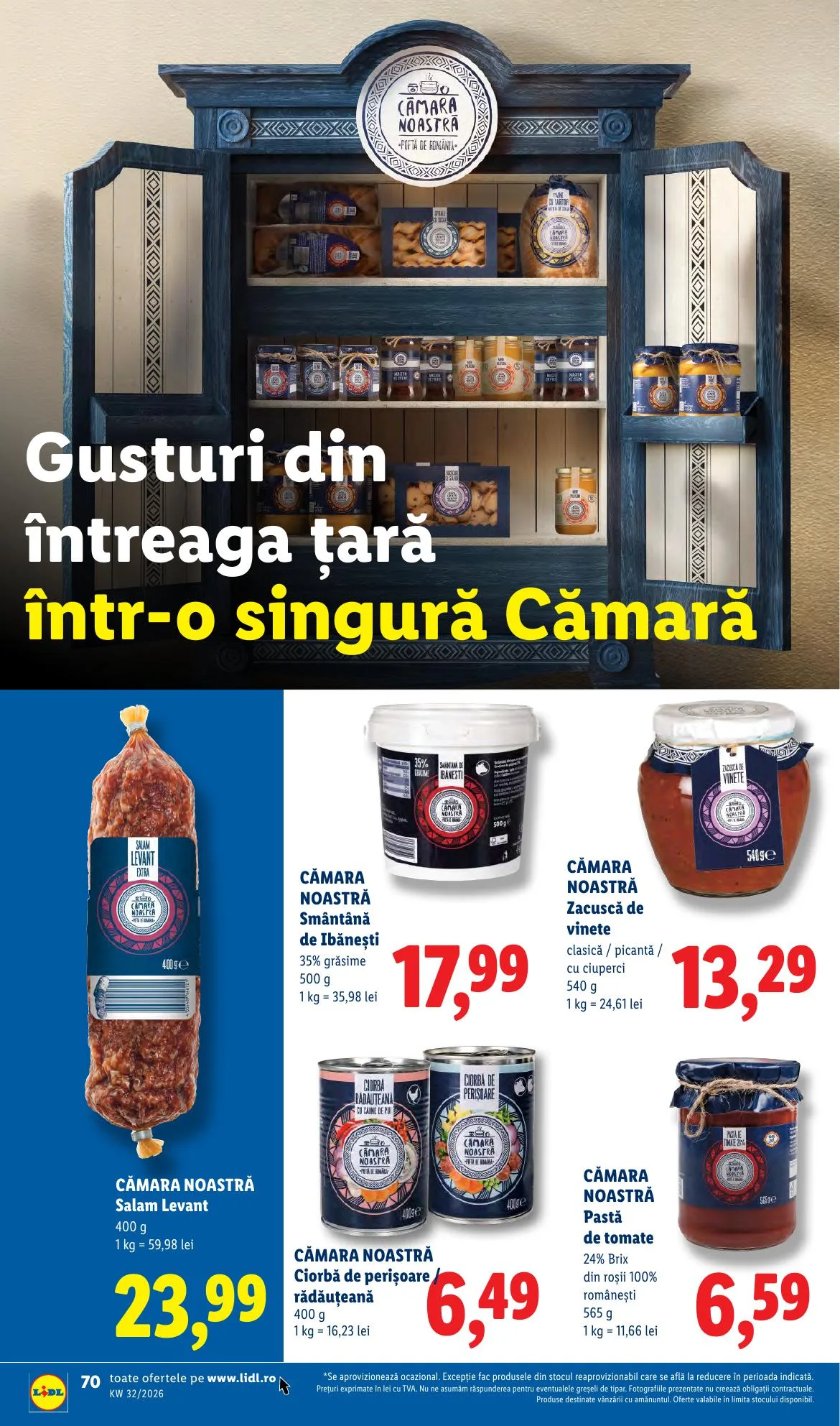 Lidl akciós újság Románia 08.03–08.09 – 70. oldal