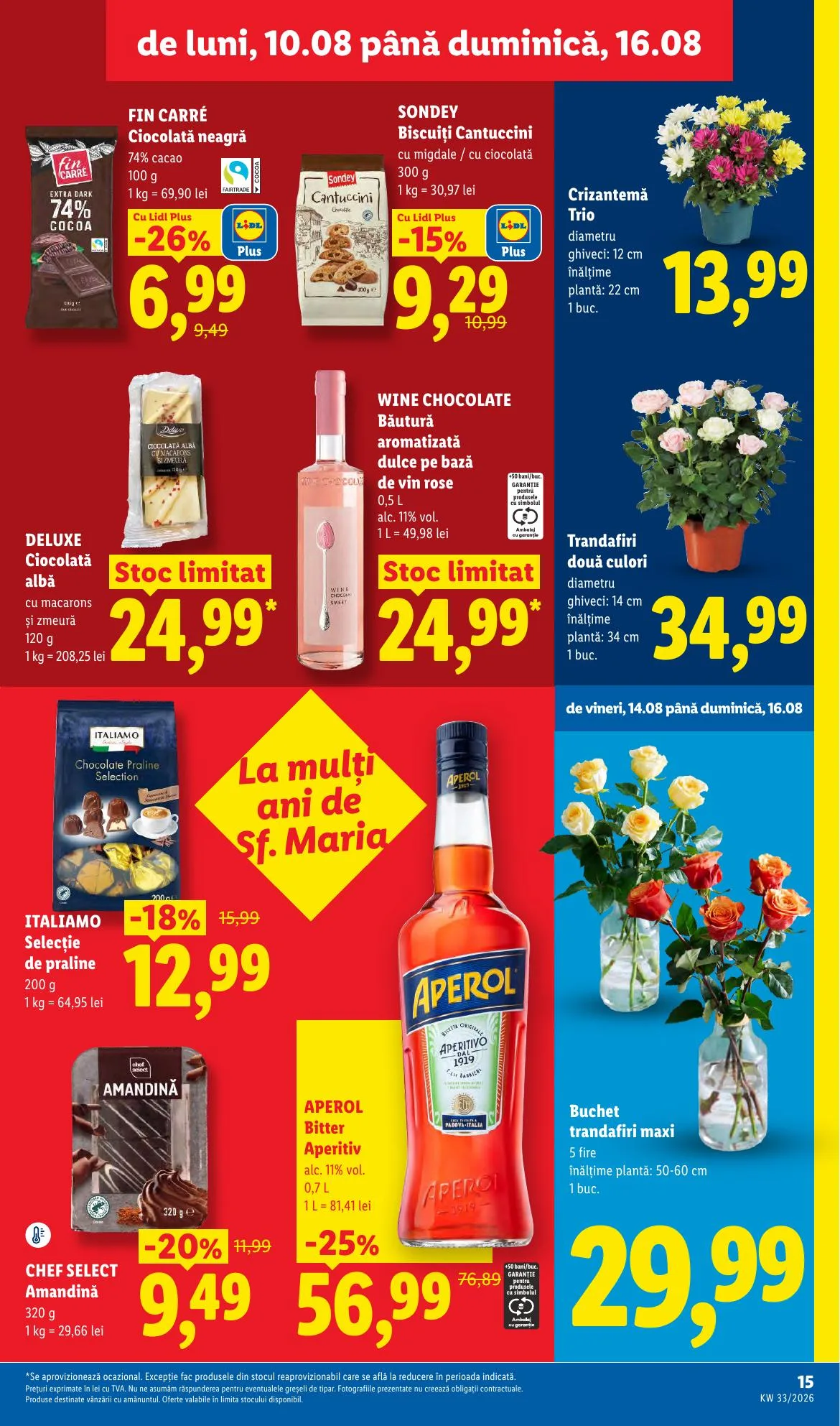 Lidl akciós újság Románia 08.10–08.16 – 15. oldal
