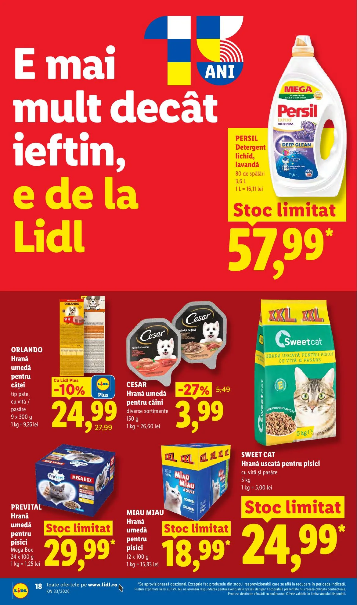 Lidl akciós újság Románia 08.10–08.16 – 18. oldal