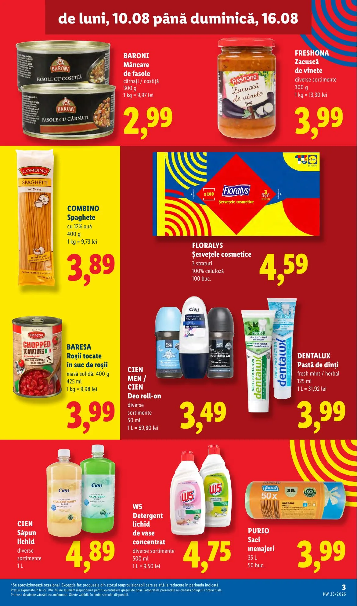 Lidl akciós újság Románia 08.10–08.16 – 3. oldal