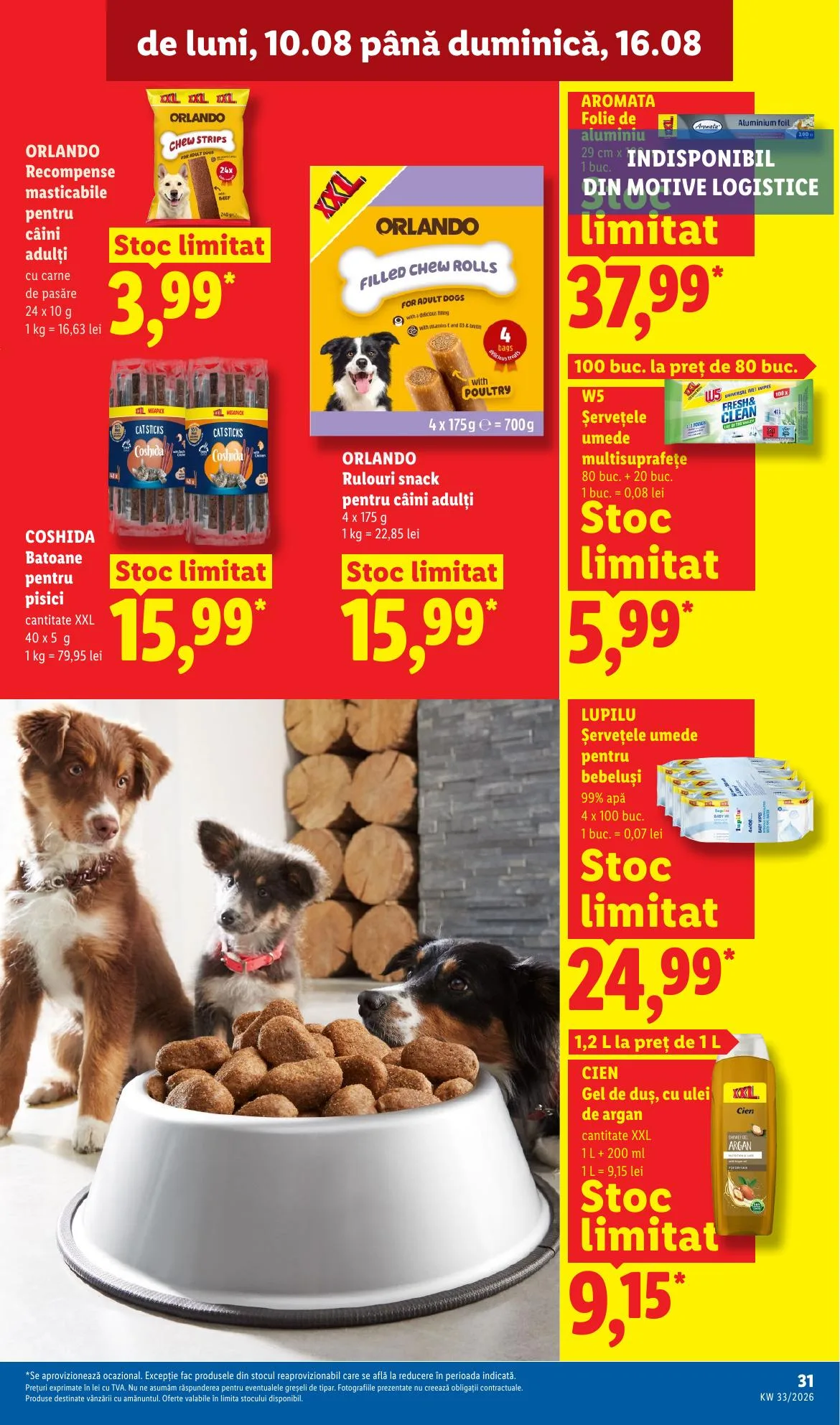 Lidl akciós újság Románia 08.10–08.16 – 31. oldal