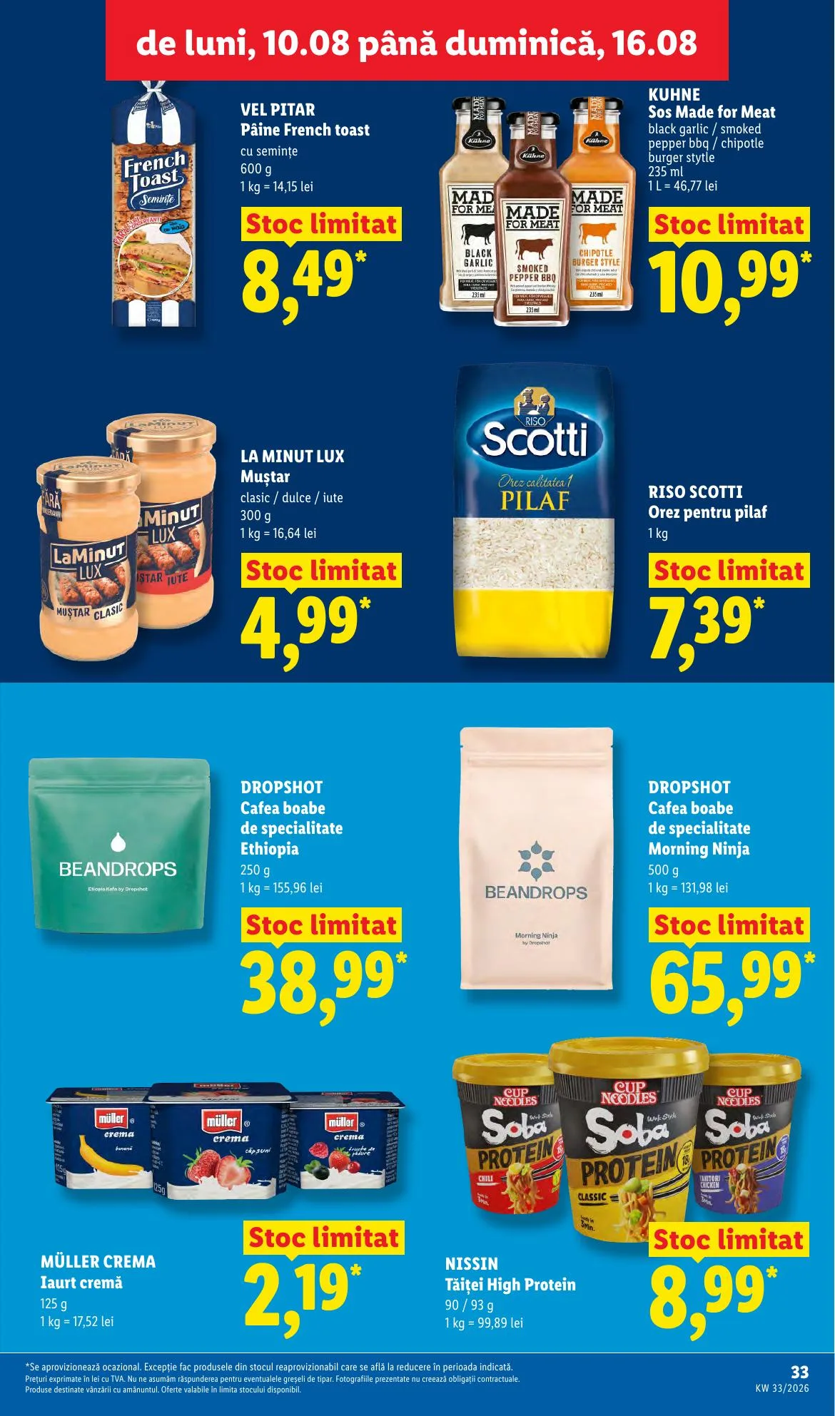 Lidl akciós újság Románia 08.10–08.16 – 33. oldal