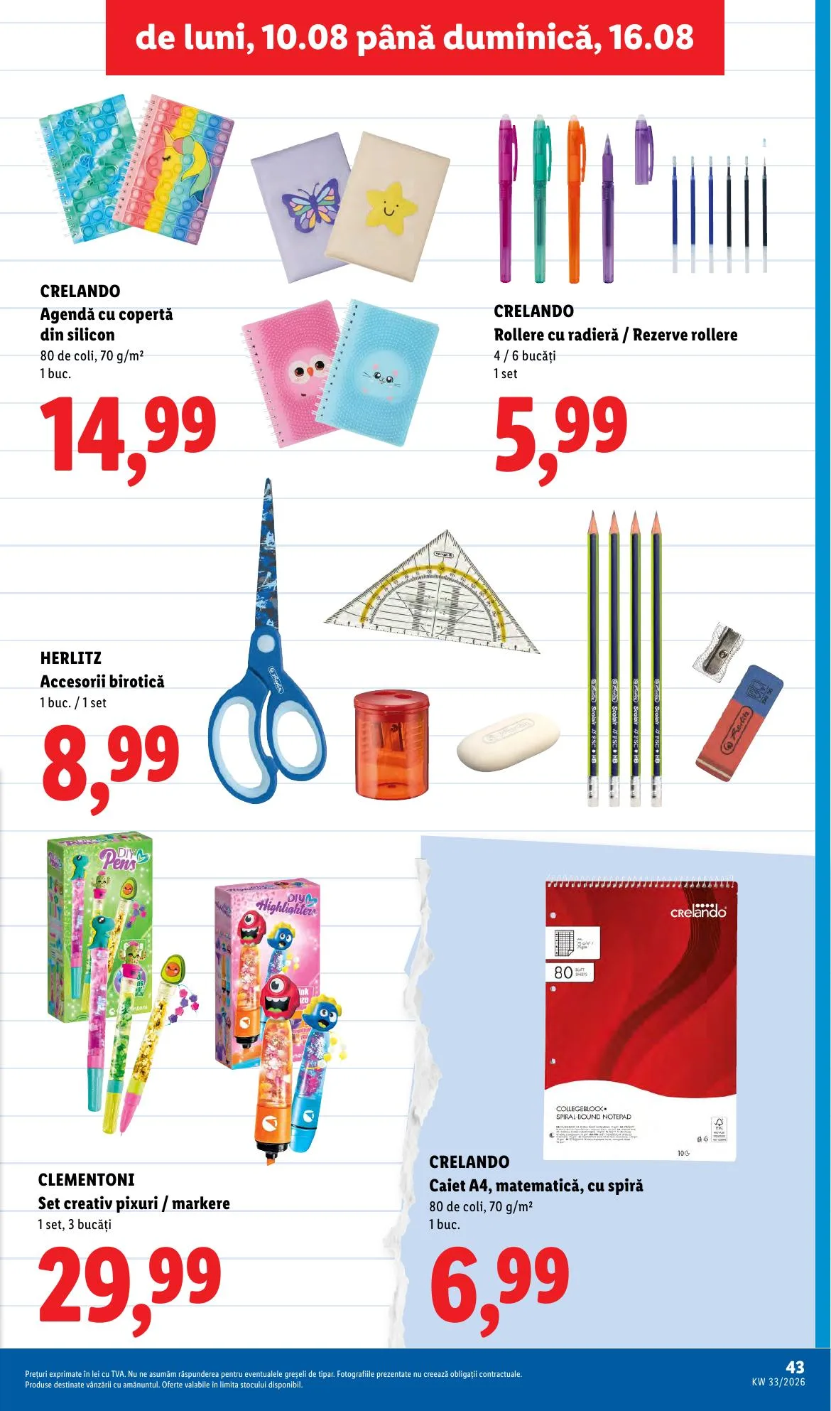 Lidl akciós újság Románia 08.10–08.16 – 43. oldal