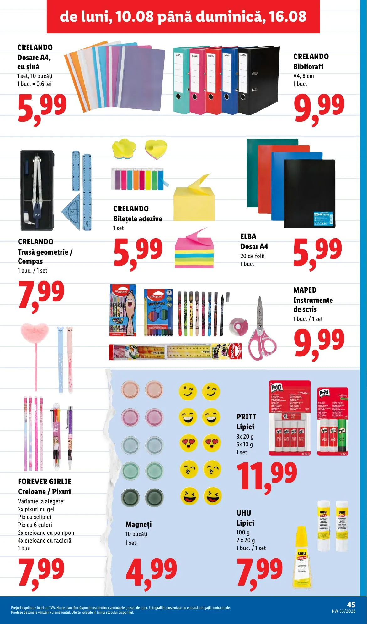 Lidl akciós újság Románia 08.10–08.16 – 45. oldal