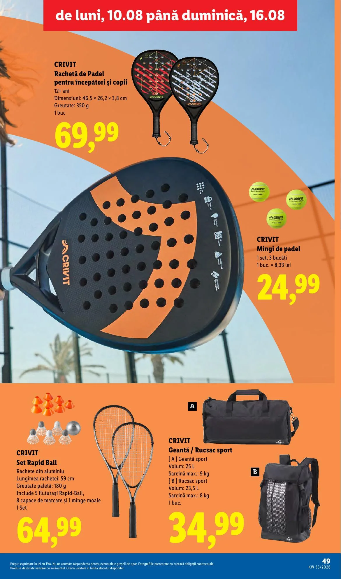 Lidl akciós újság Románia 08.10–08.16 – 49. oldal