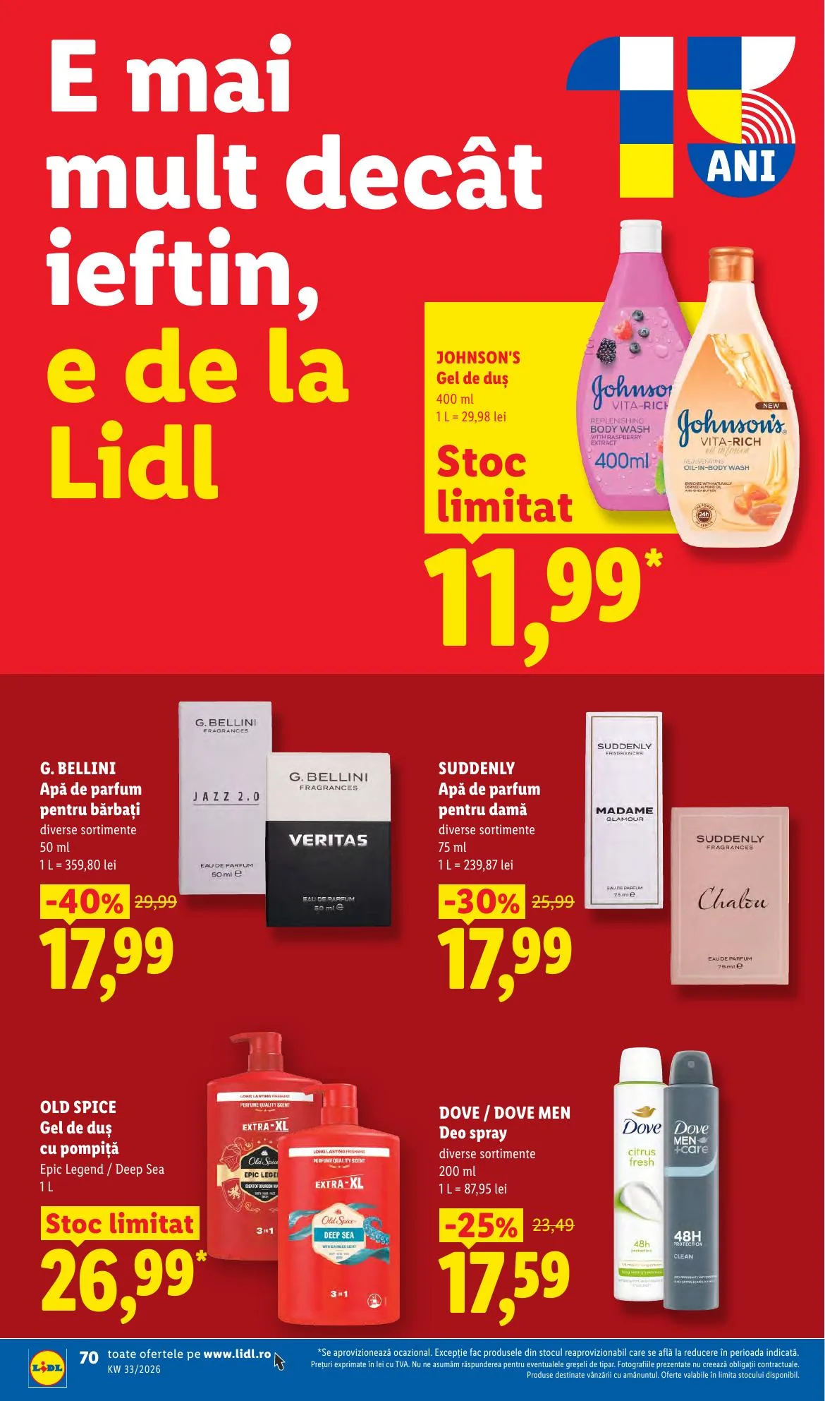 Lidl akciós újság Románia 08.10–08.16 – 70. oldal
