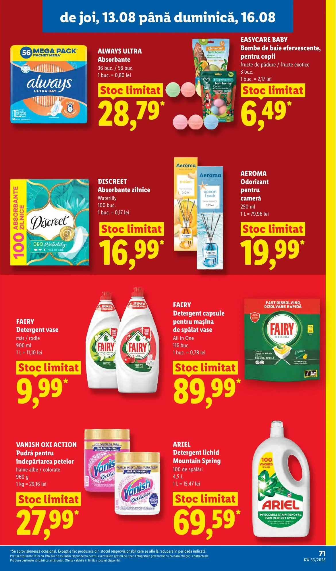 Lidl akciós újság Románia 08.10–08.16 – 71. oldal