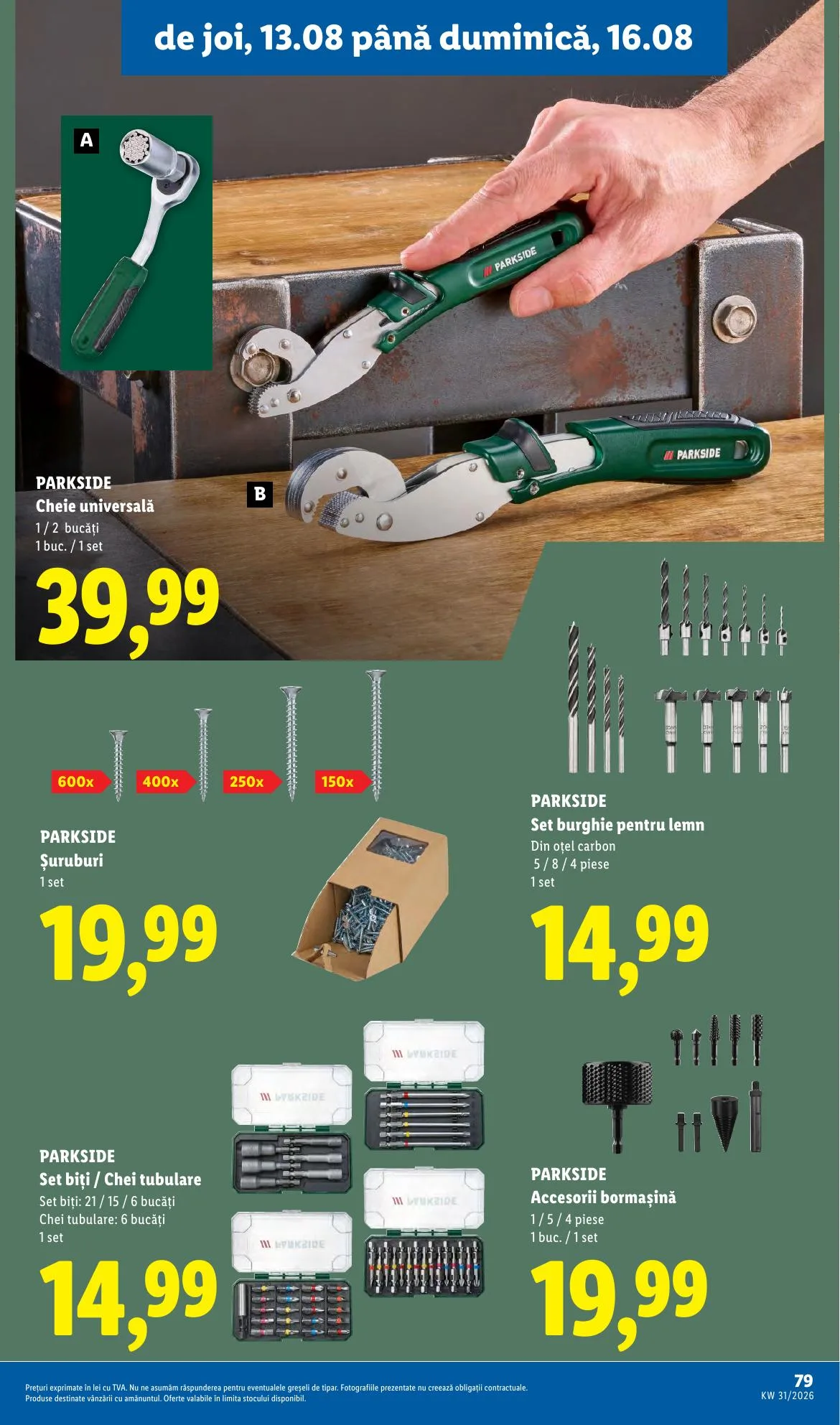 Lidl akciós újság Románia 08.10–08.16 – 79. oldal