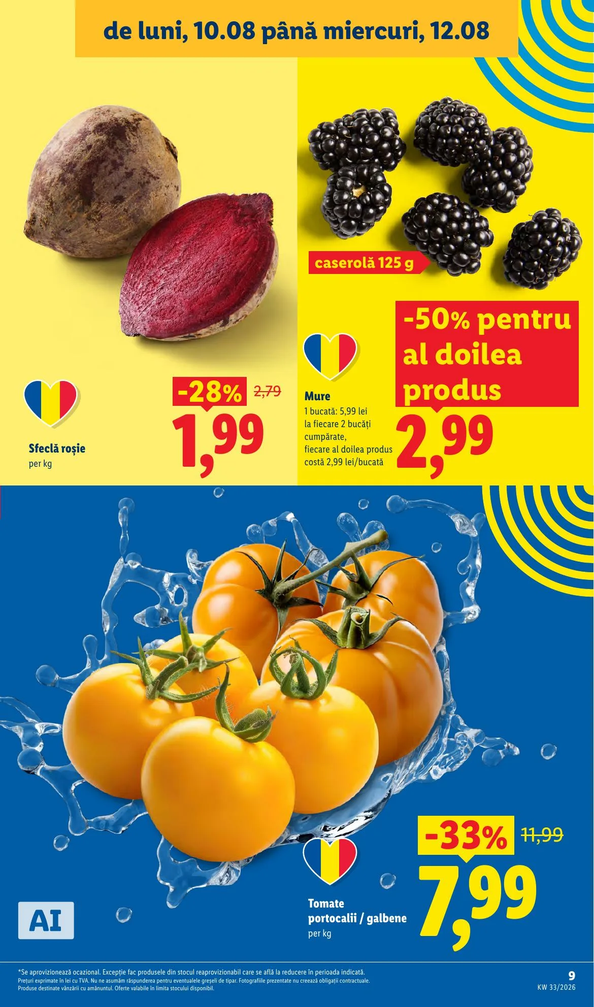 Lidl akciós újság Románia 08.10–08.16 – 9. oldal