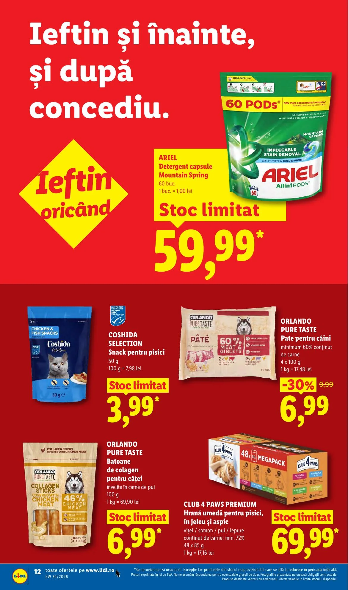 Lidl akciós újság Románia 08.17–08.23 – 12. oldal