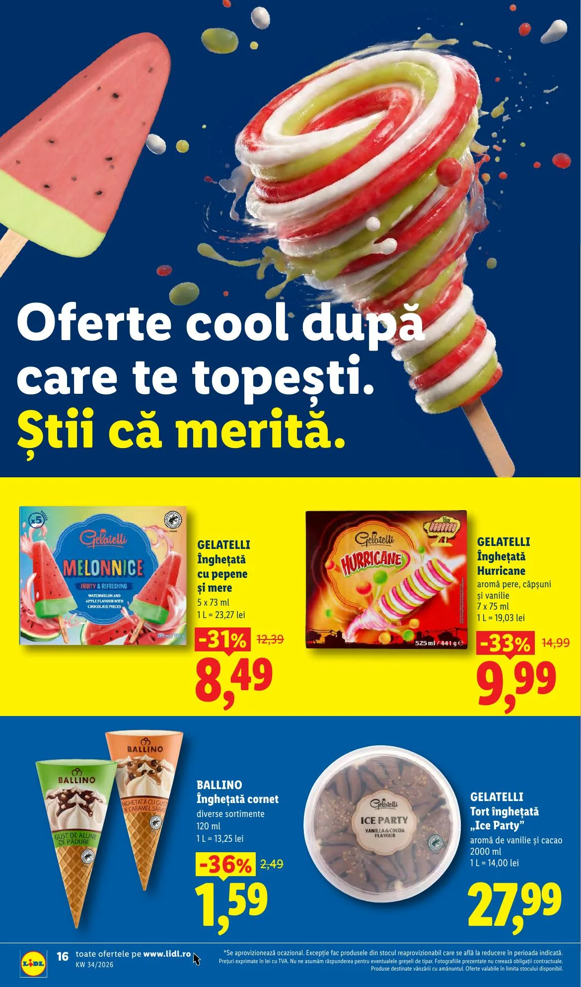 Lidl akciós újság Románia 08.17–08.23 – 16. oldal