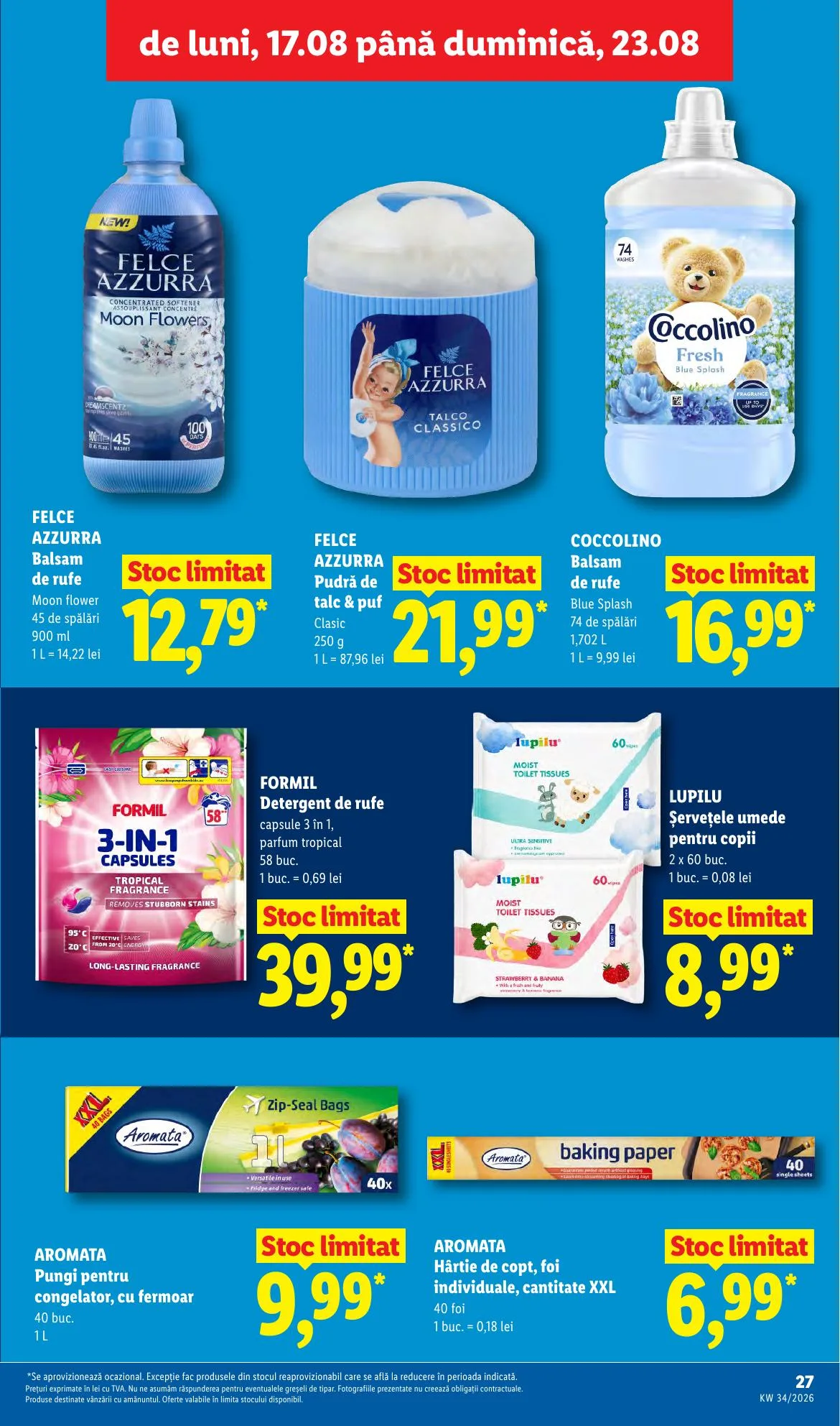 Lidl akciós újság Románia 08.17–08.23 – 27. oldal