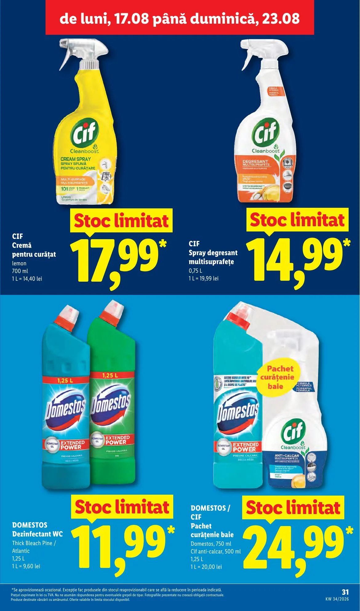 Lidl akciós újság Románia 08.17–08.23 – 31. oldal