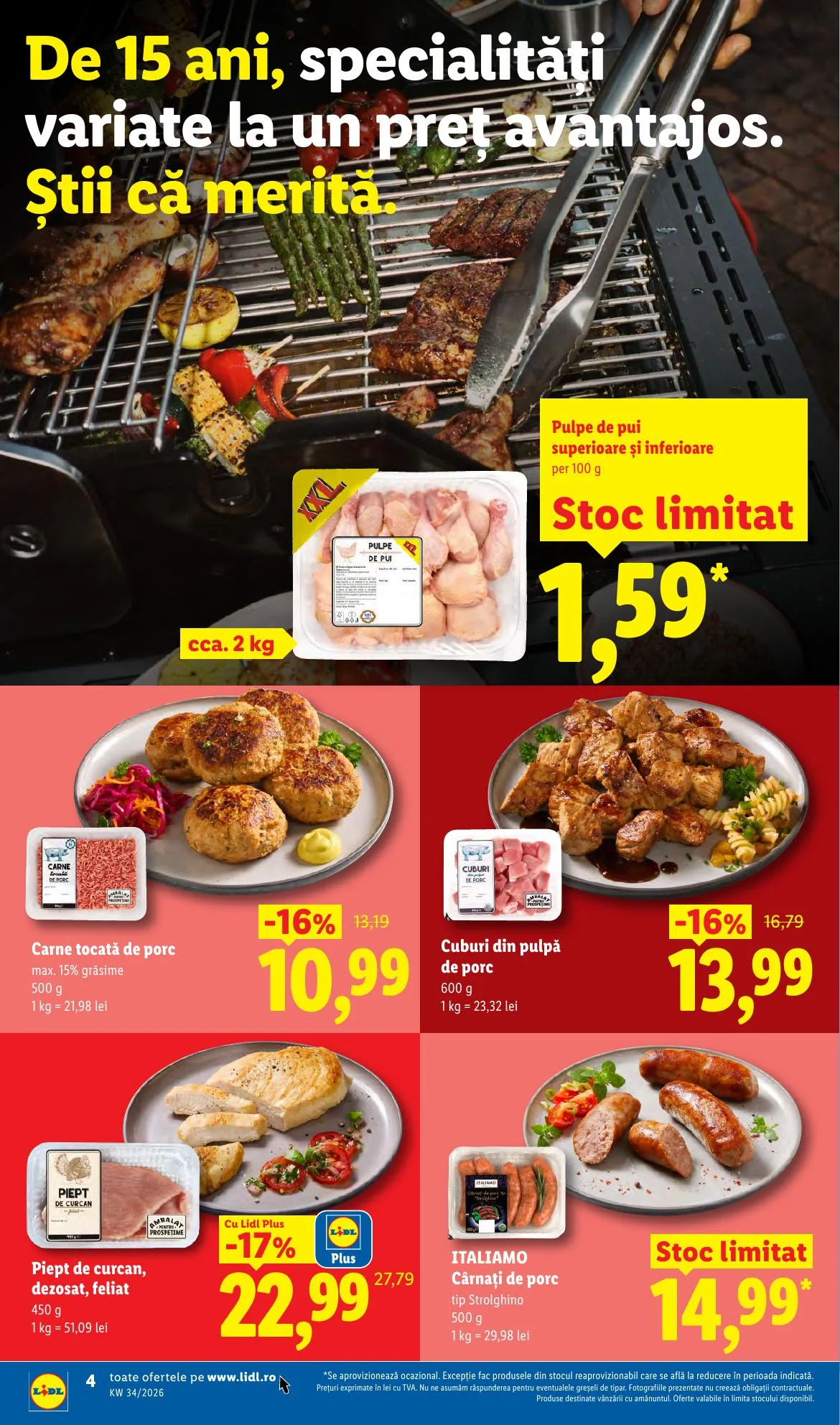 Lidl akciós újság Románia 08.17–08.23 – 4. oldal