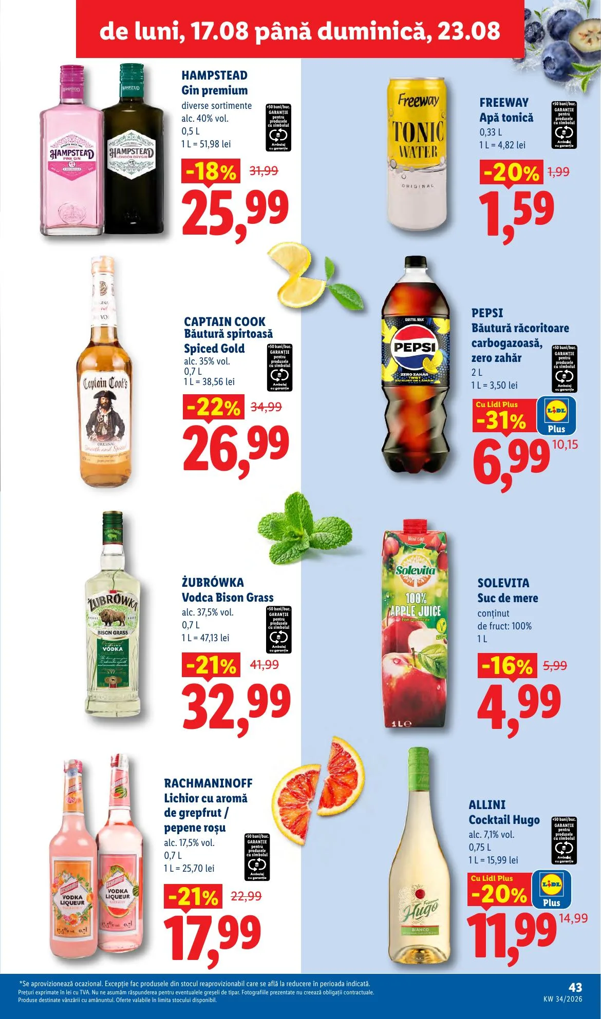 Lidl akciós újság Románia 08.17–08.23 – 43. oldal