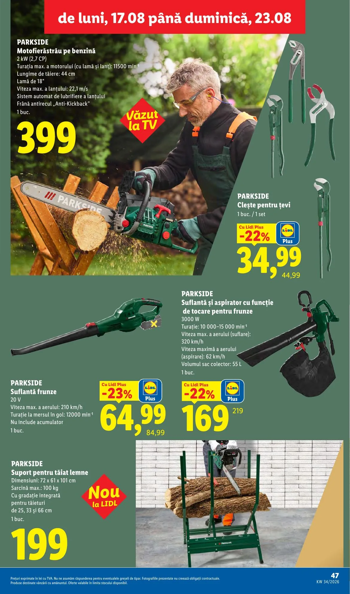 Lidl akciós újság Románia 08.17–08.23 – 47. oldal