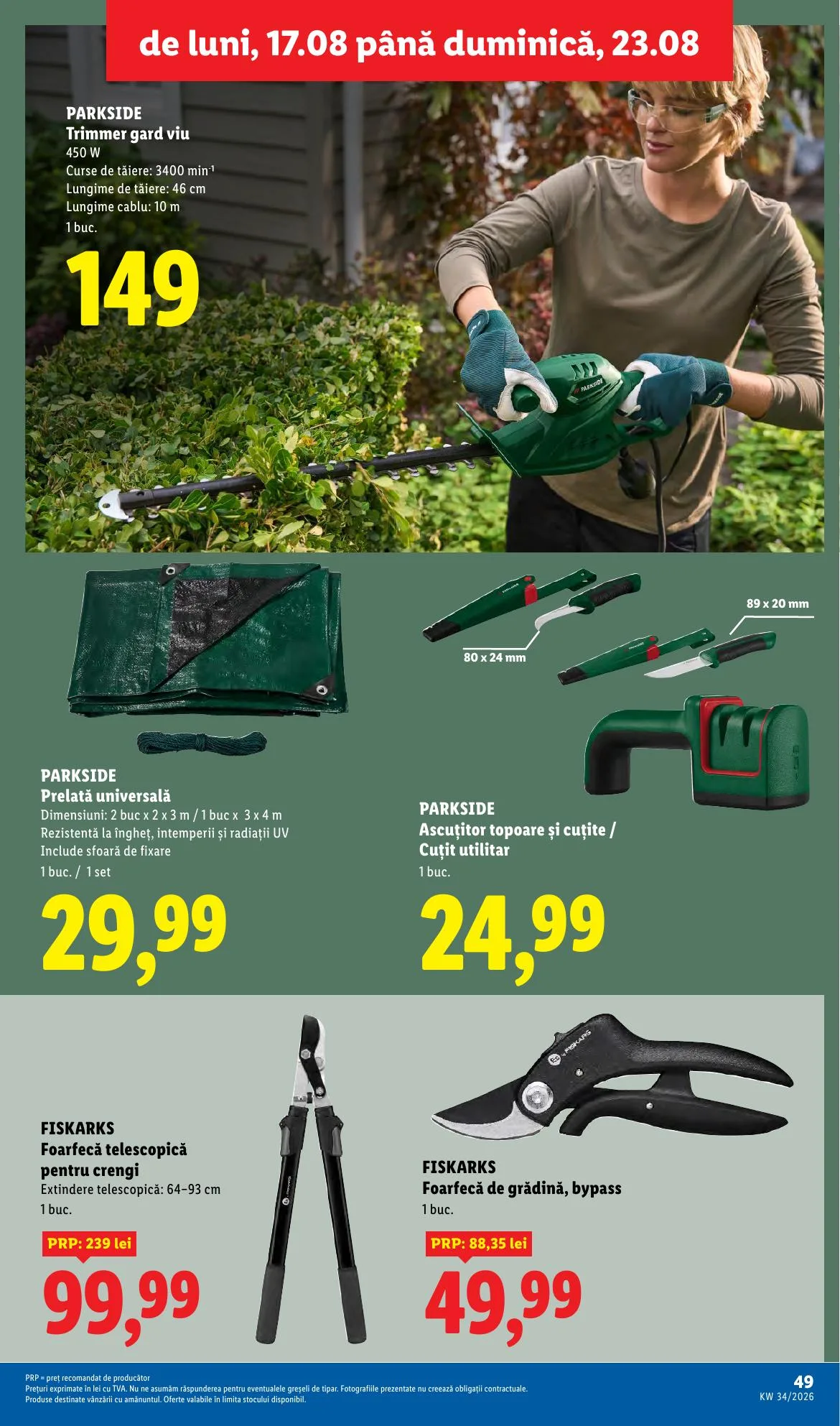 Lidl akciós újság Románia 08.17–08.23 – 49. oldal