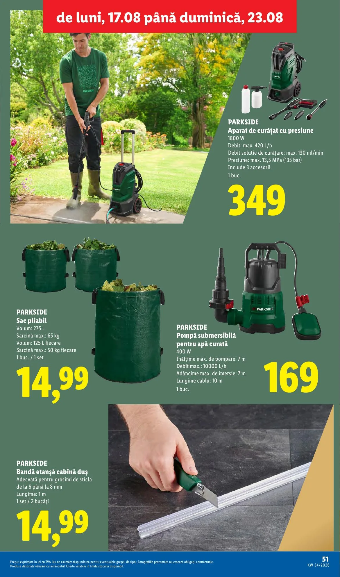 Lidl akciós újság Románia 08.17–08.23 – 51. oldal