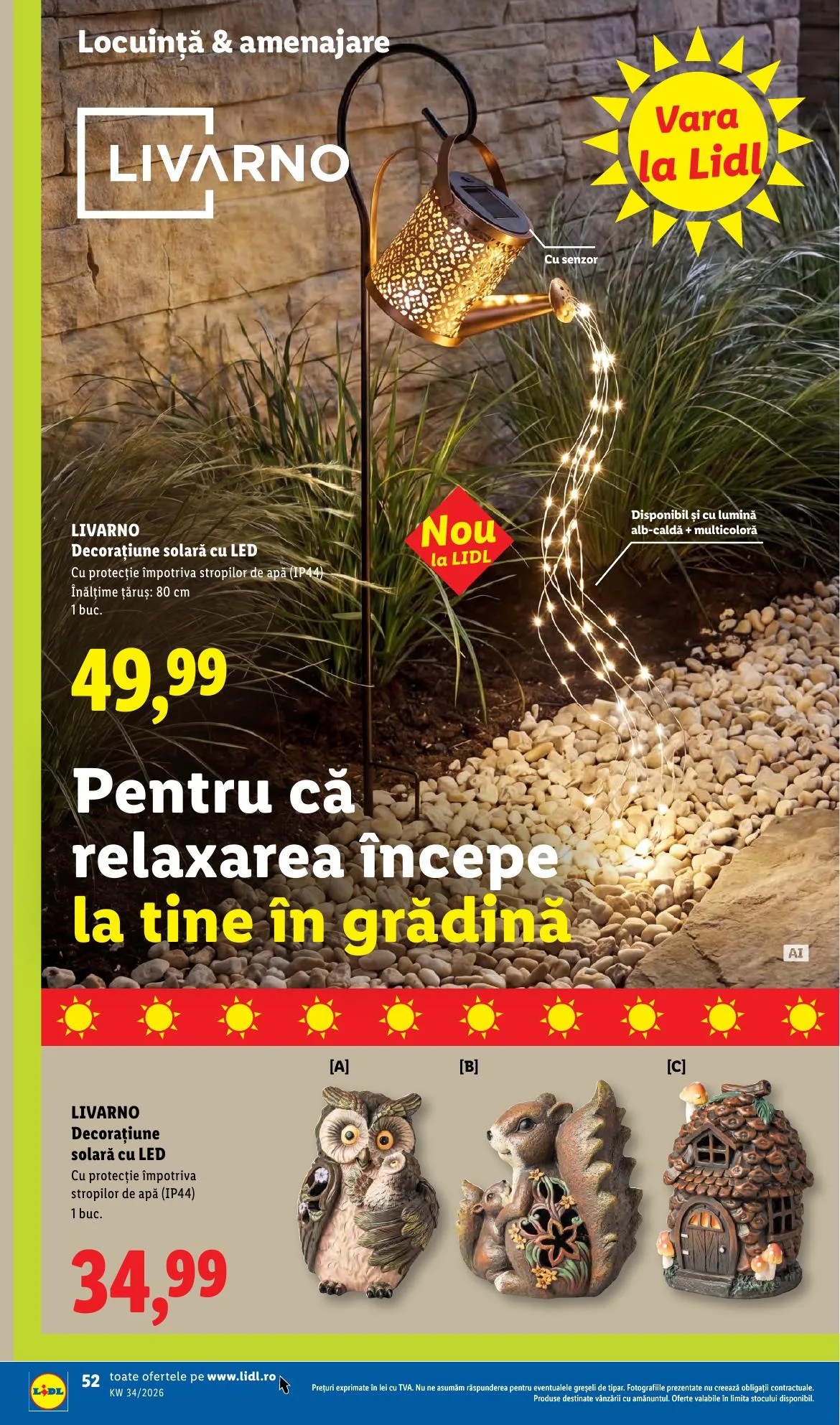 Lidl akciós újság Románia 08.17–08.23 – 52. oldal