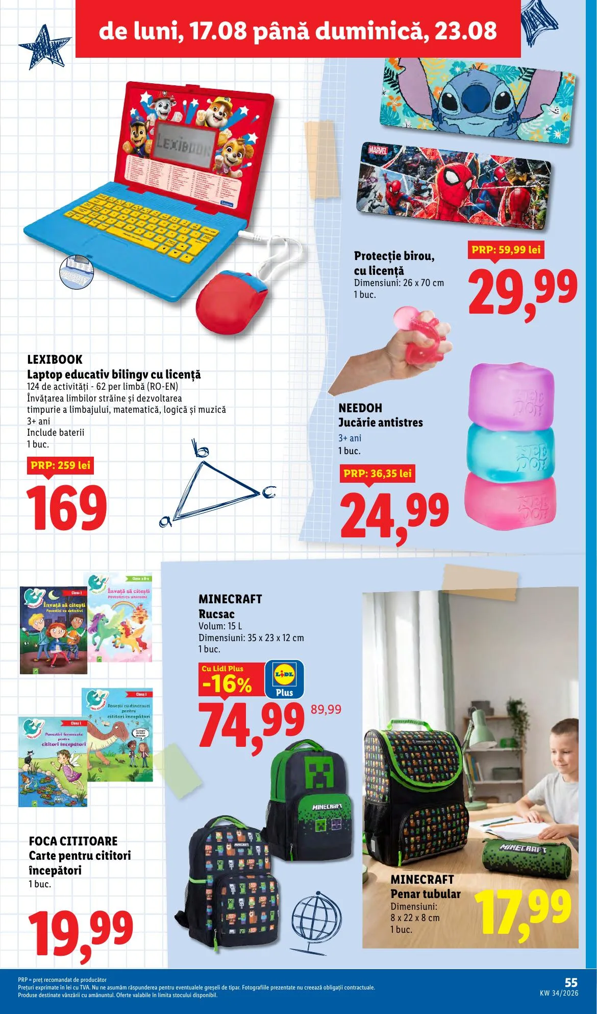 Lidl akciós újság Románia 08.17–08.23 – 55. oldal