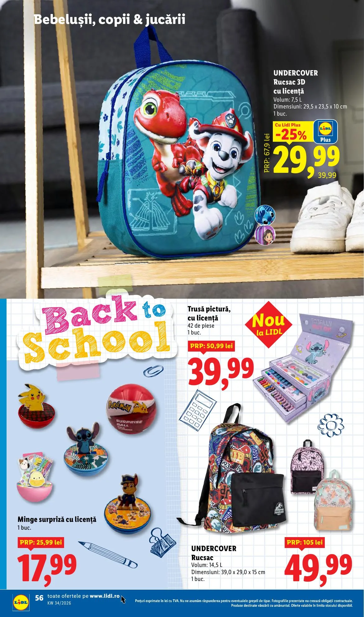 Lidl akciós újság Románia 08.17–08.23 – 56. oldal