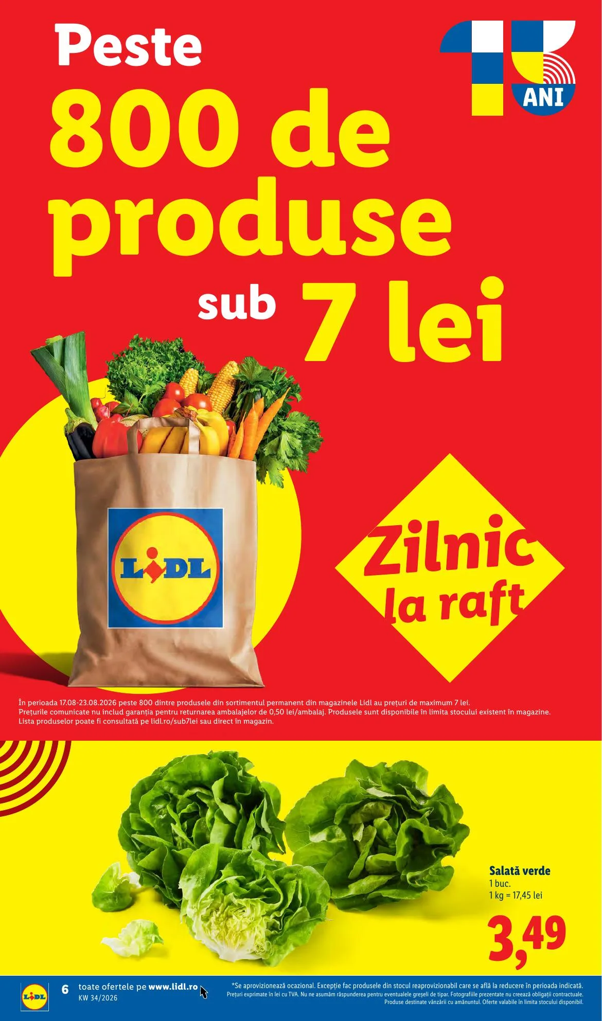 Lidl akciós újság Románia 08.17–08.23 – 6. oldal