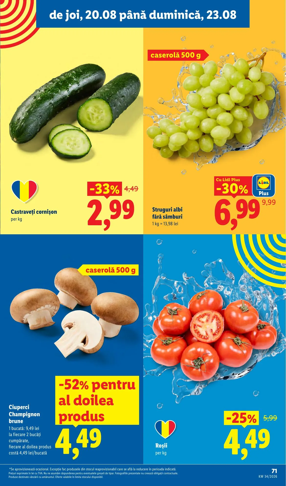 Lidl akciós újság Románia 08.17–08.23 – 71. oldal