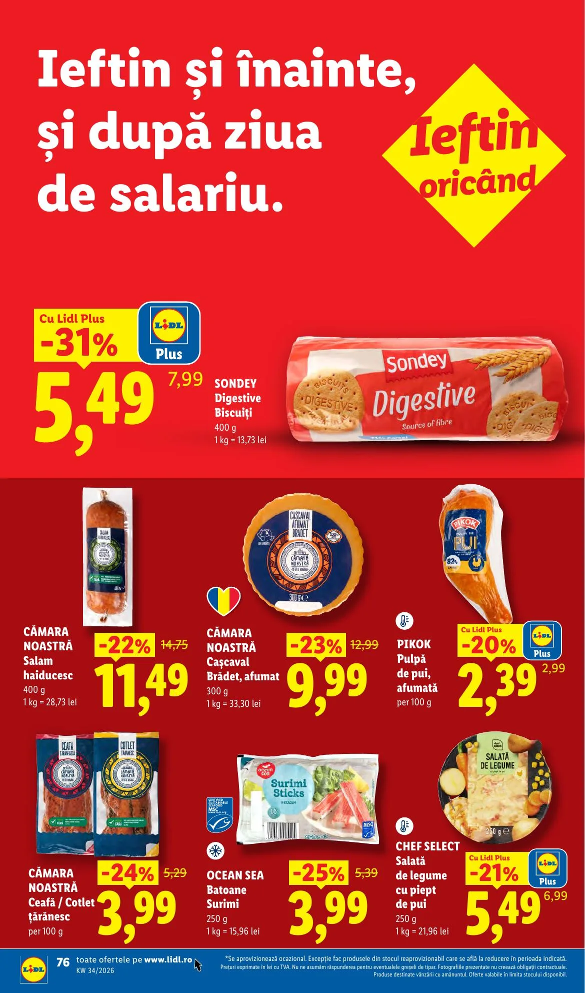 Lidl akciós újság Románia 08.17–08.23 – 76. oldal