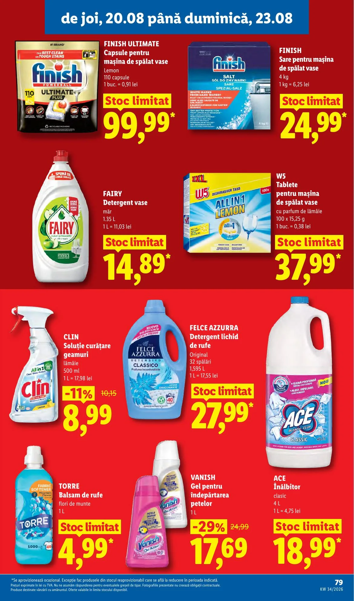 Lidl akciós újság Románia 08.17–08.23 – 79. oldal