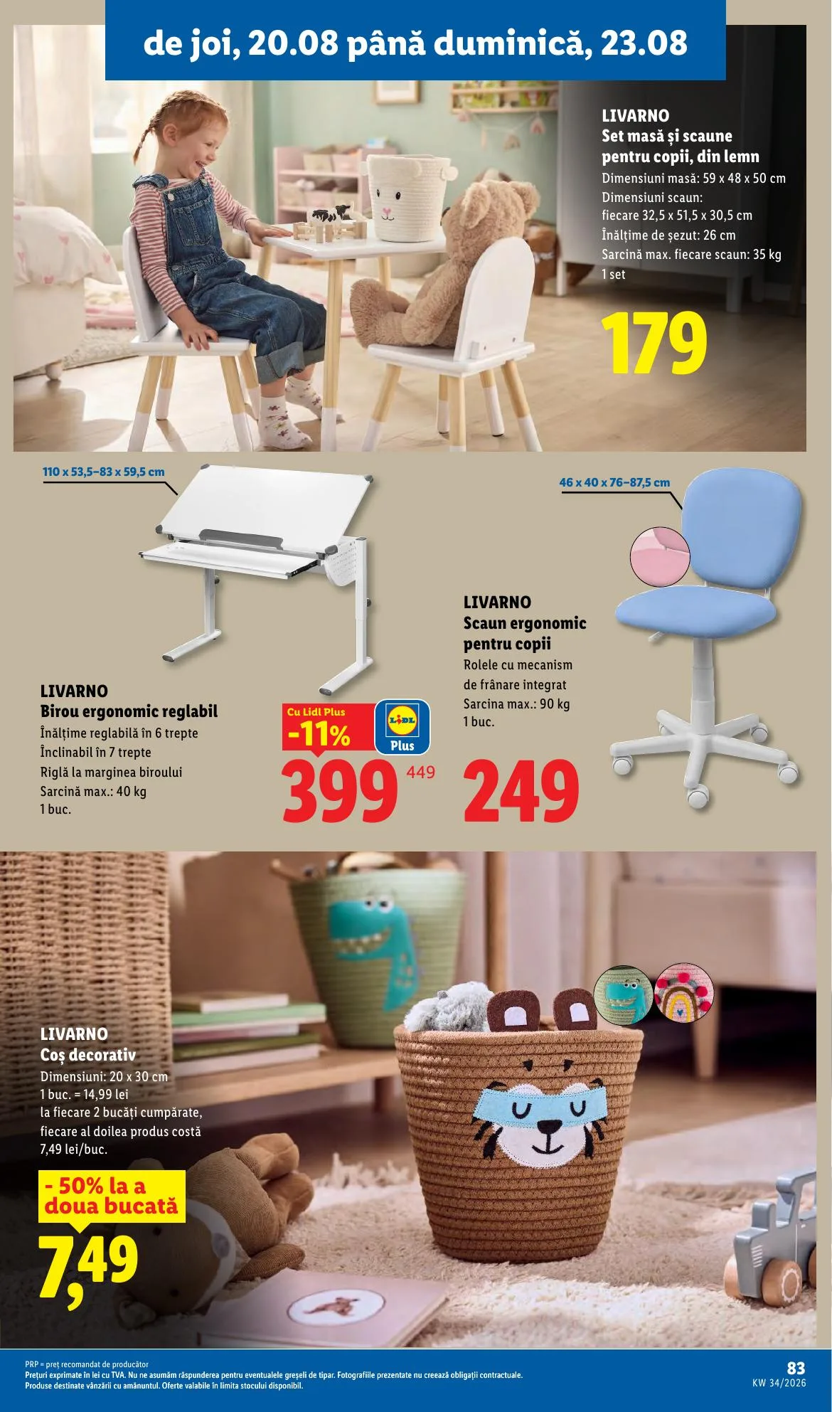 Lidl akciós újság Románia 08.17–08.23 – 83. oldal
