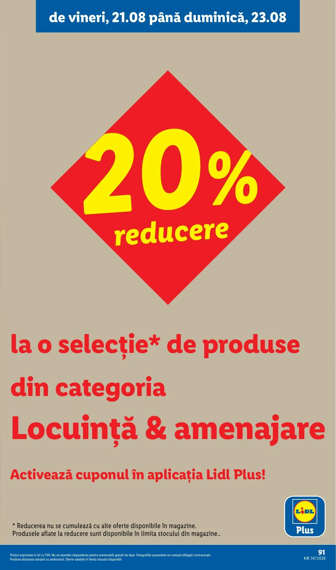 Lidl akciós újság Románia 08.17–08.23 – 91. oldal