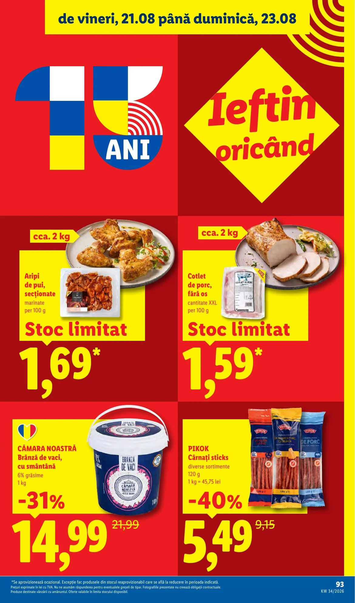 Lidl akciós újság Románia 08.17–08.23 – 93. oldal