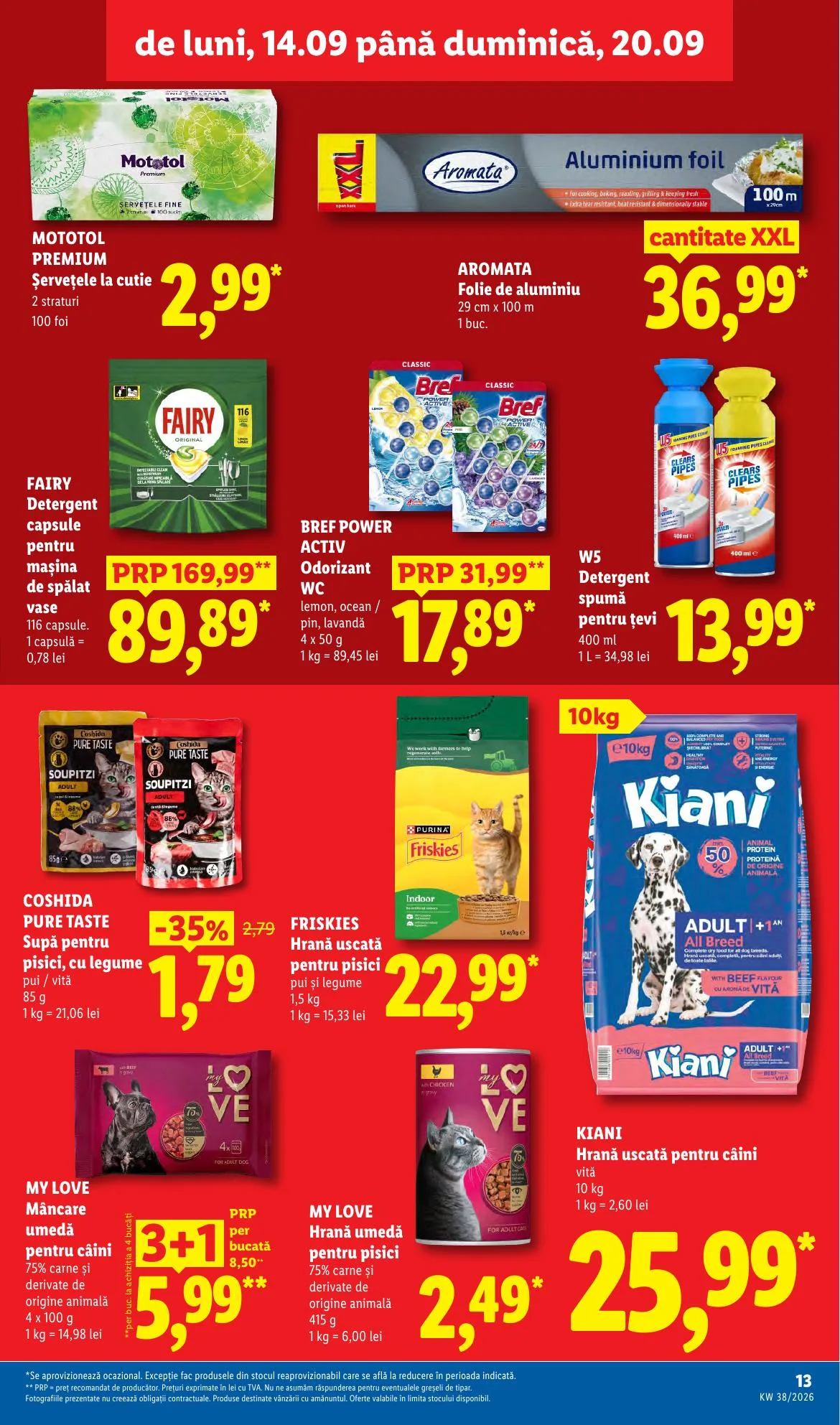 Lidl akciós újság Románia 09.14–09.20 – 13. oldal