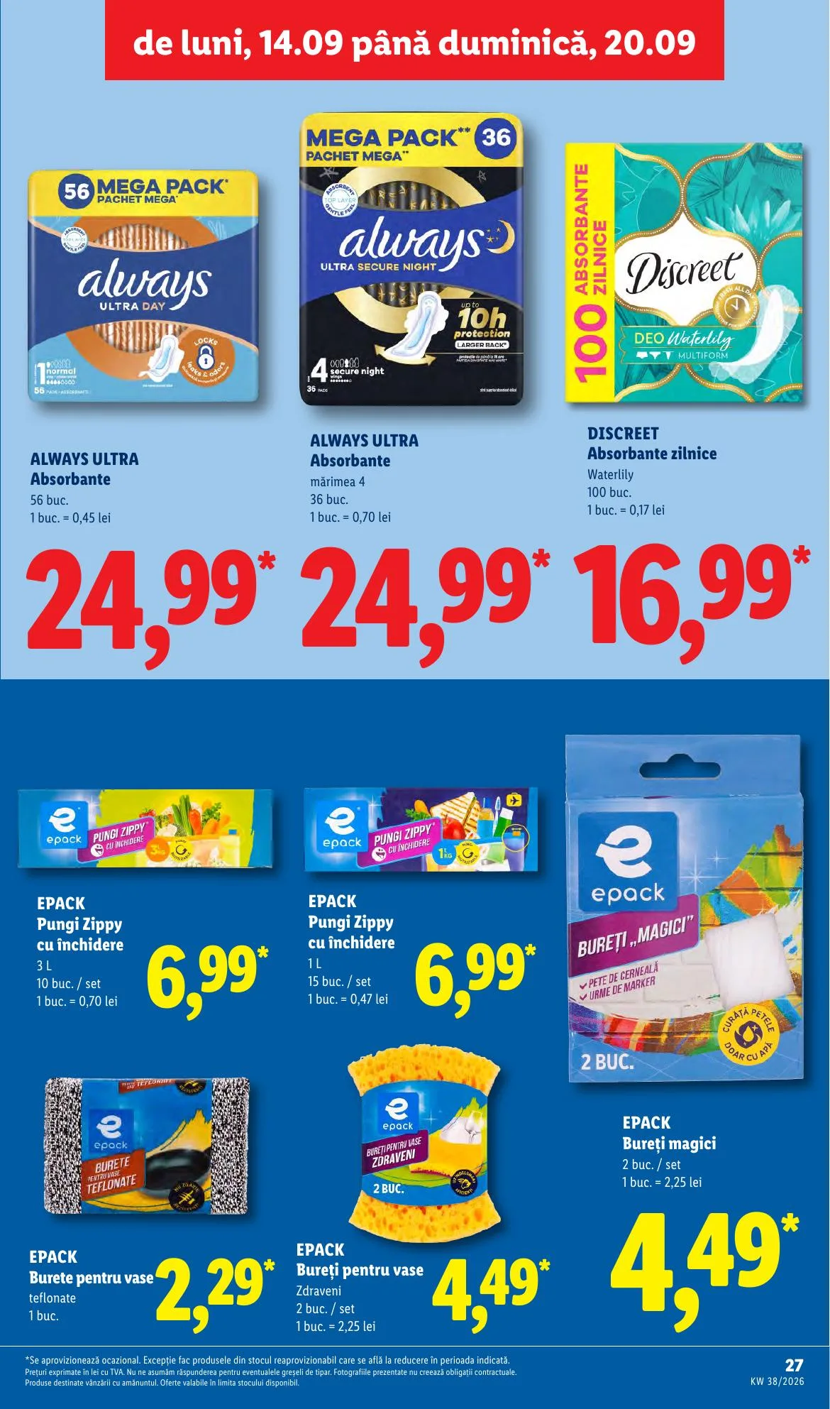 Lidl akciós újság Románia 09.14–09.20 – 27. oldal
