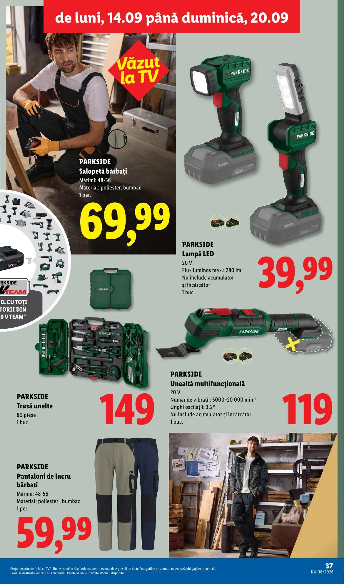 Lidl akciós újság Románia 09.14–09.20 – 37. oldal