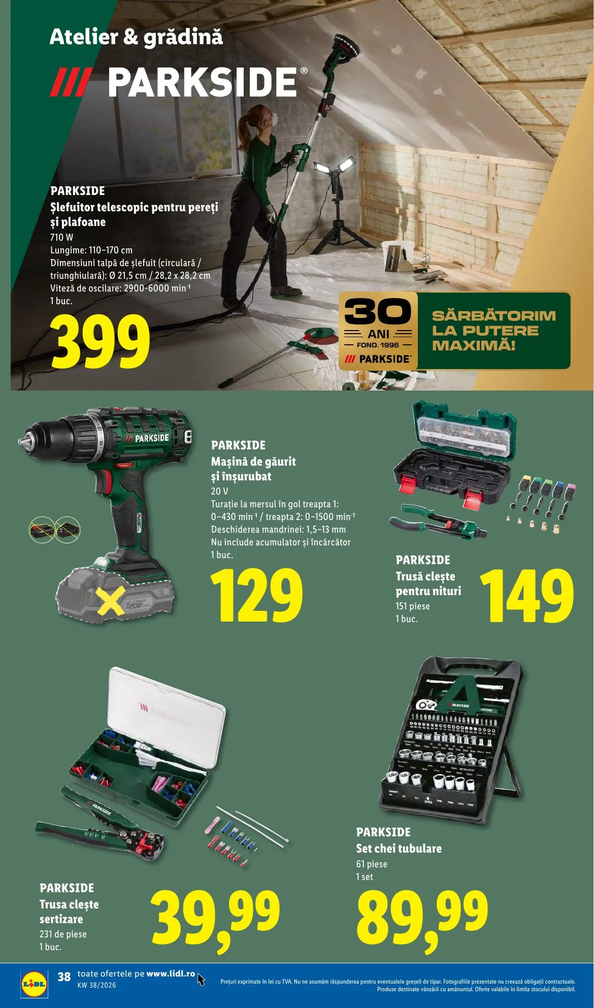 Lidl akciós újság Románia 09.14–09.20 – 38. oldal