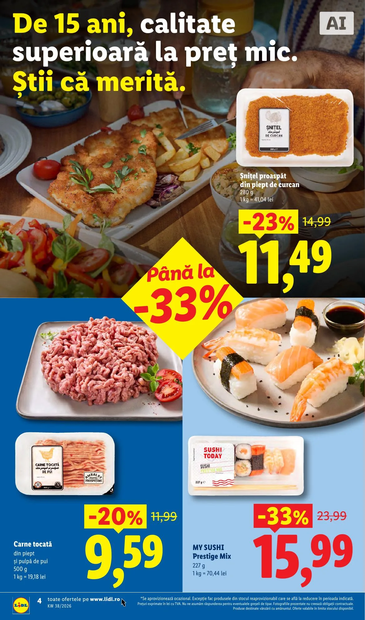Lidl akciós újság Románia 09.14–09.20 – 4. oldal