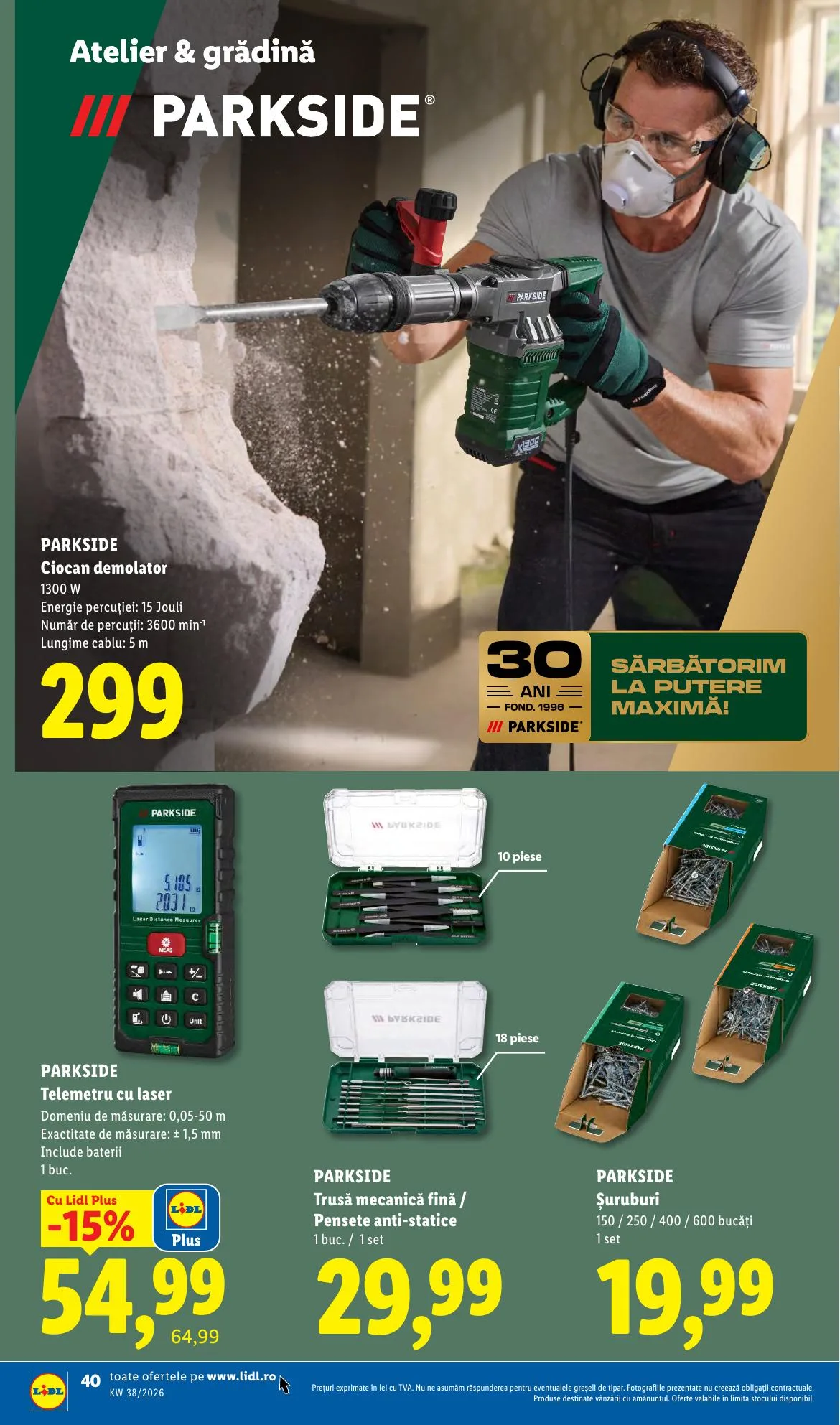 Lidl akciós újság Románia 09.14–09.20 – 40. oldal